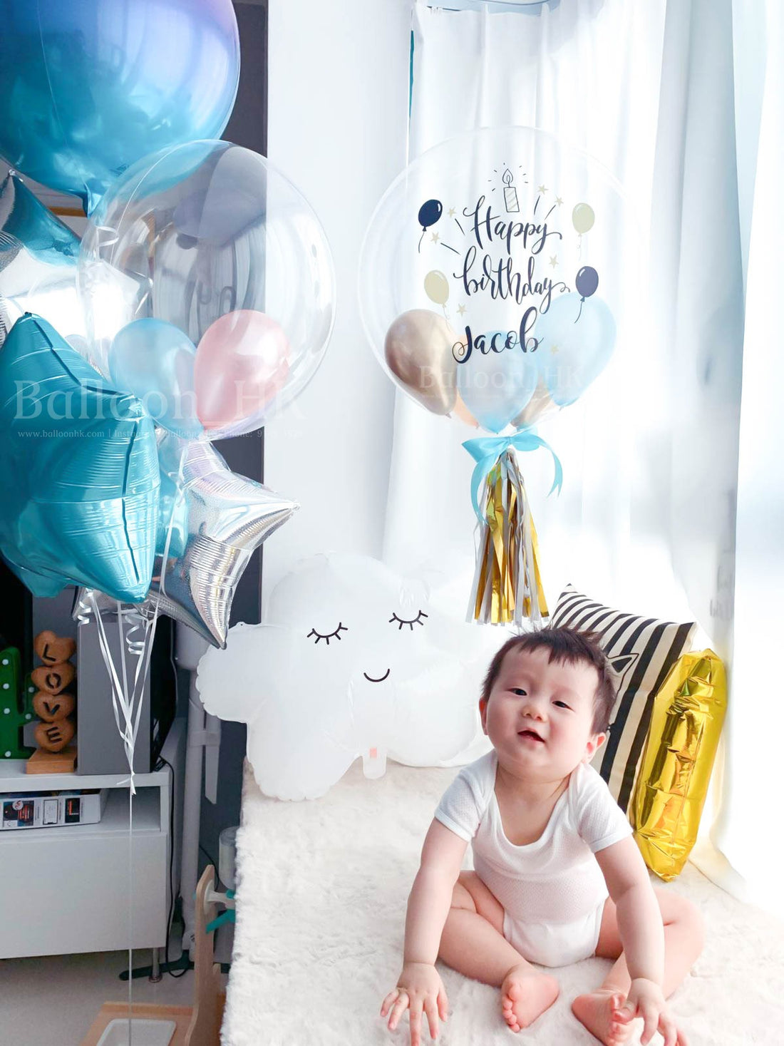 BB生日氣球 |1歲生日氣球| Baby balloon | BalloonHK