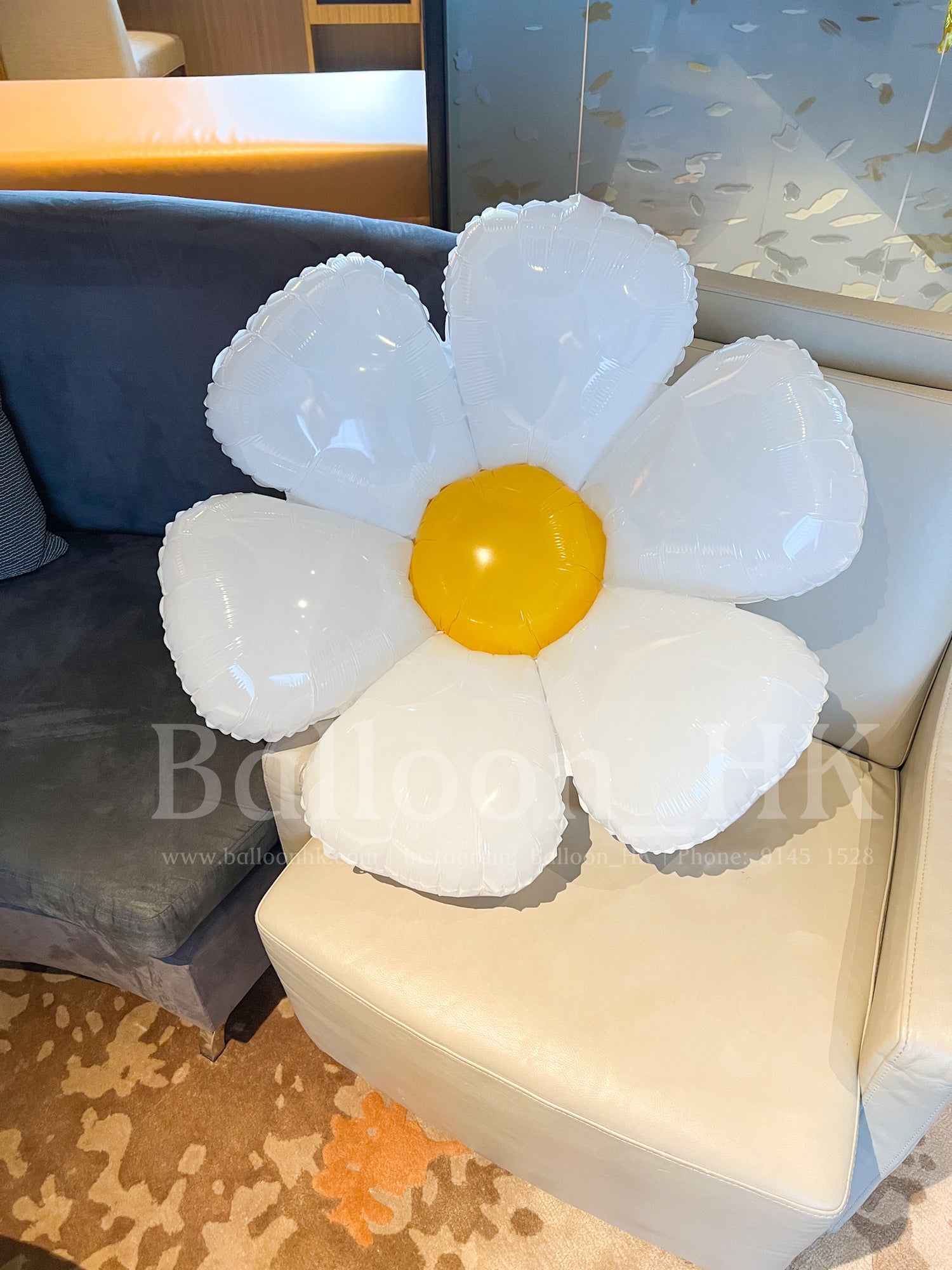 daisy花 |氫氣球|氦氣球|錫紙氣球| BalloonHK