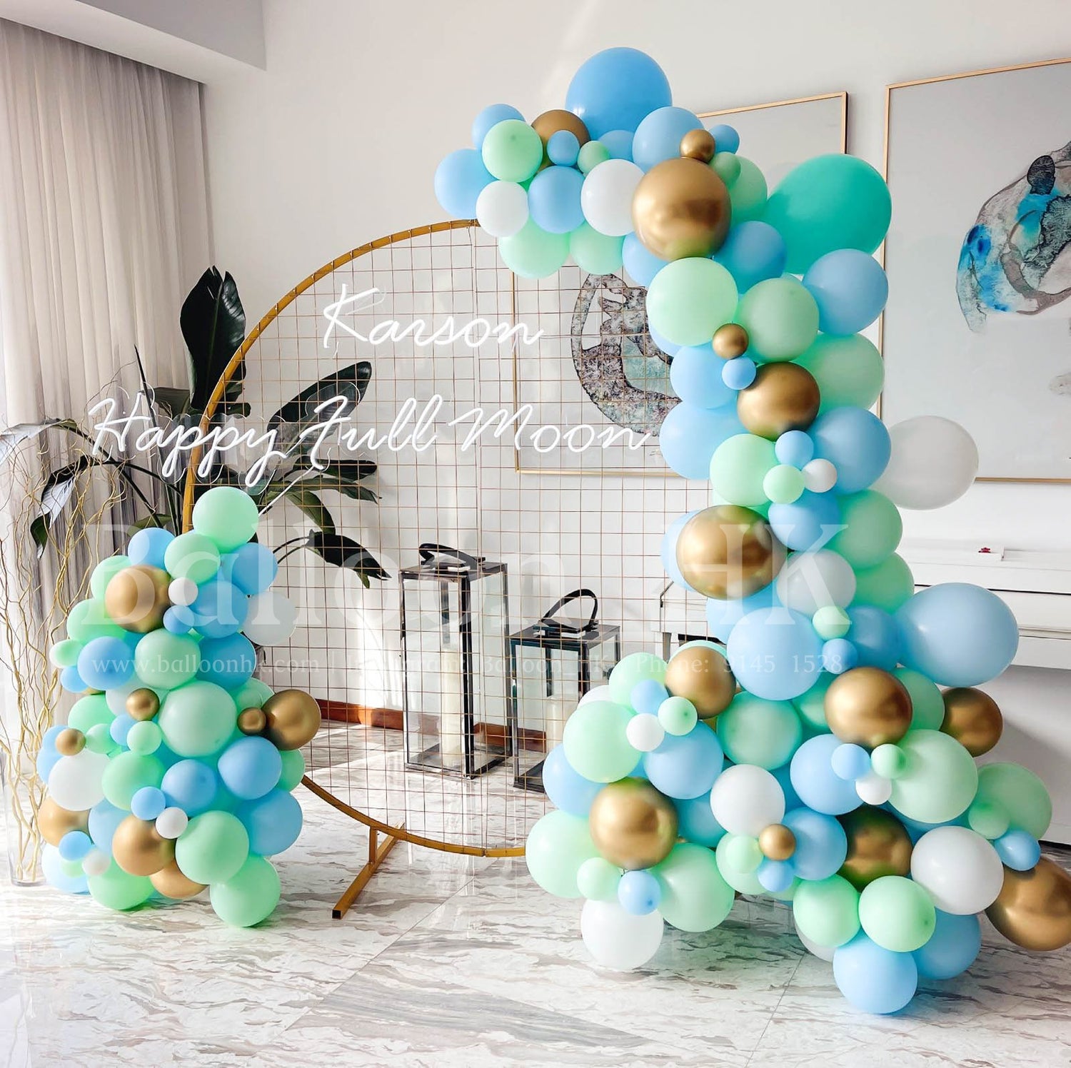 氣球鏈|氣球花環|balloon garland