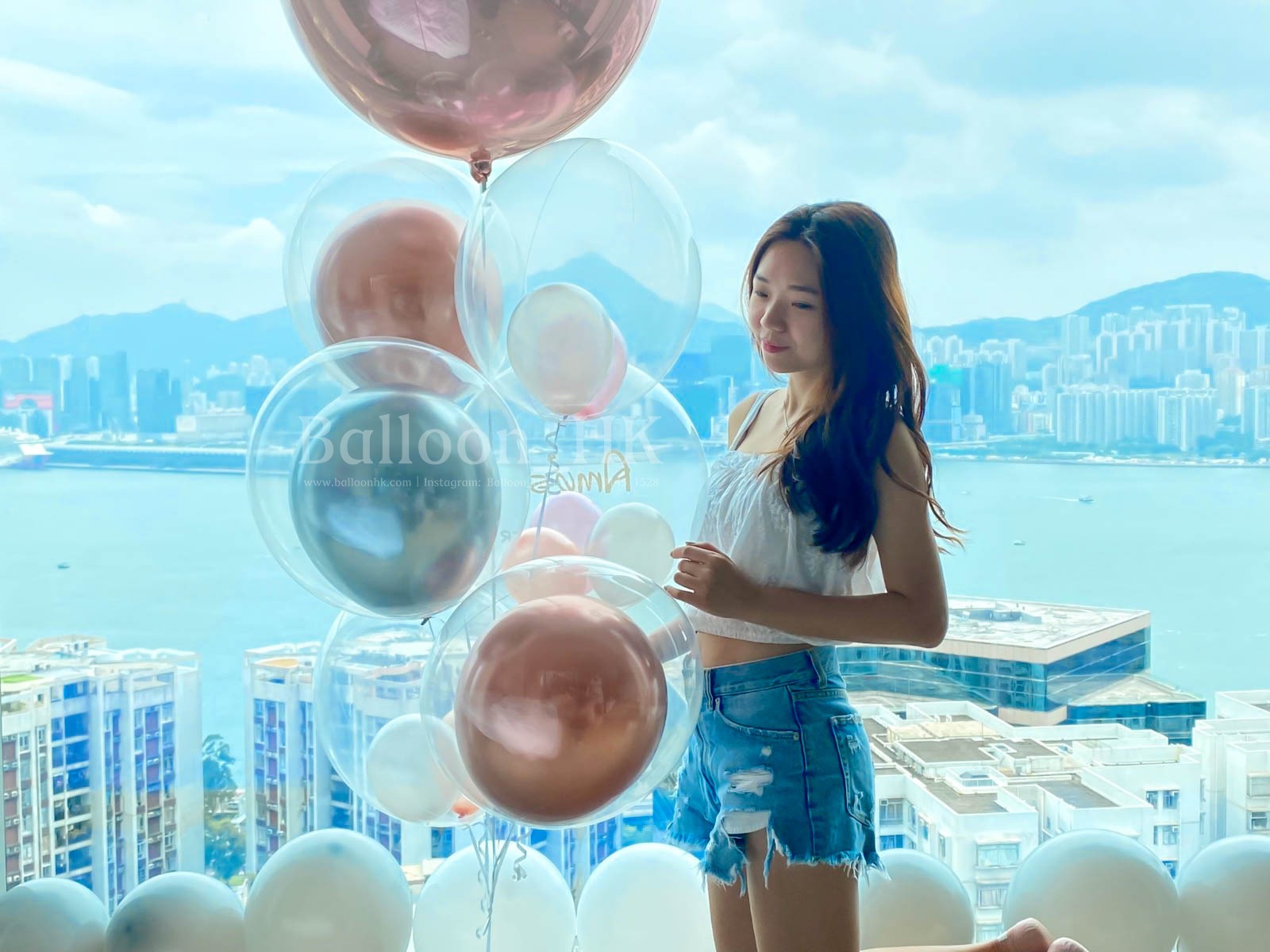 婚前派對氣球|bridal shower佈置|bridal shower氣球| BalloonHK