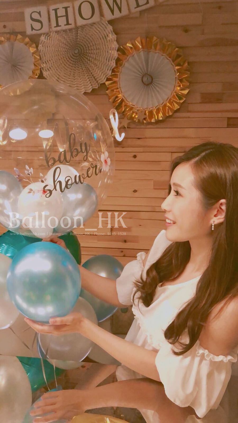 婚前派對氣球|bridal shower佈置裝飾|bridal shower氣球| Balloon HK