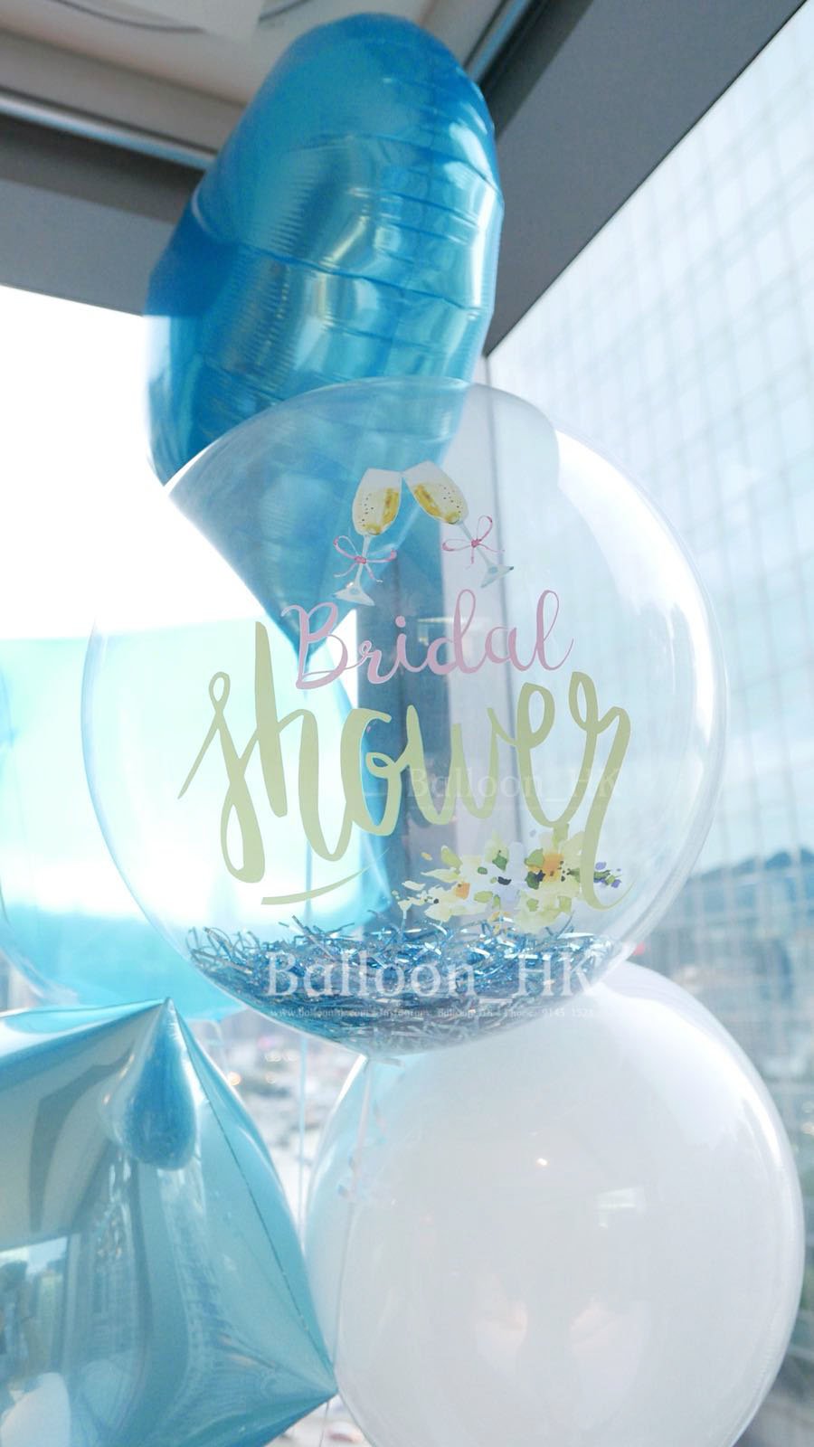 婚前派對氣球|bridal shower佈置|bridal shower氣球| Balloon HK