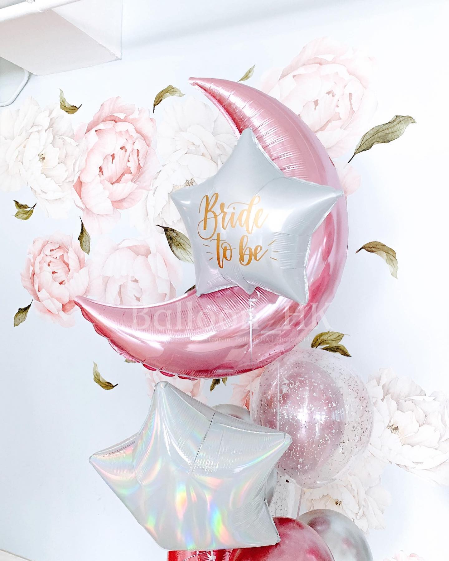 婚前派對氣球|bridal shower佈置|bridal shower氣球| BalloonHK