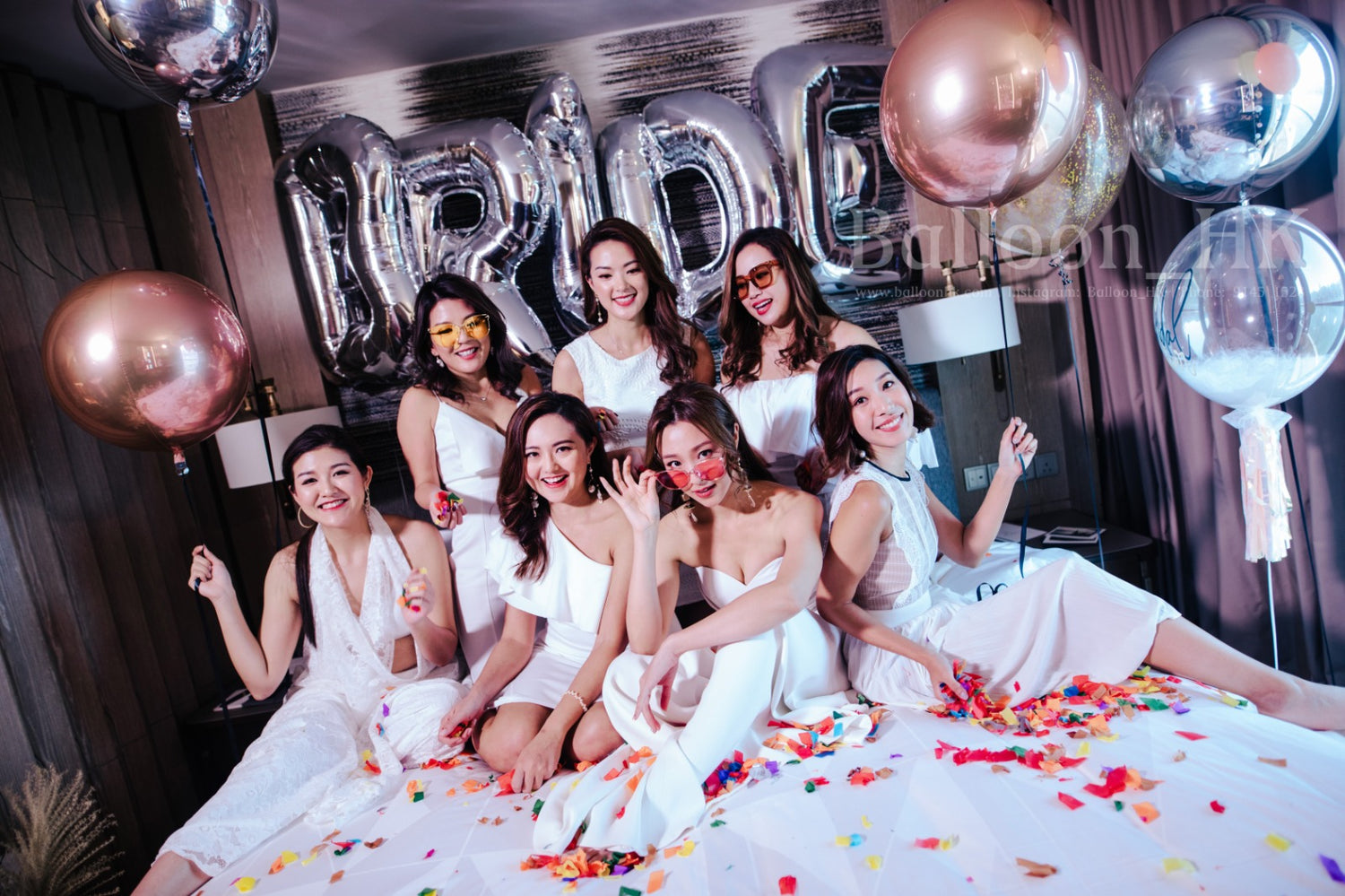 婚前派對氣球|婚前派對拍攝|bridal shower氣球| Balloon HK