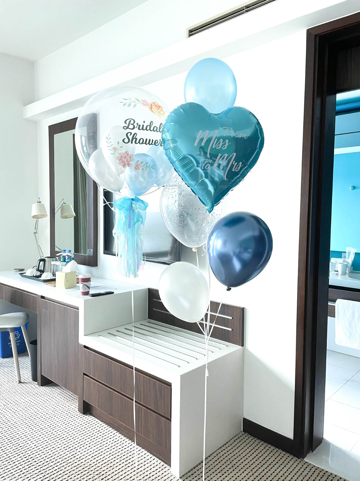 婚前派對氣球|bridal shower佈置|婚前派對氣球| BalloonHK