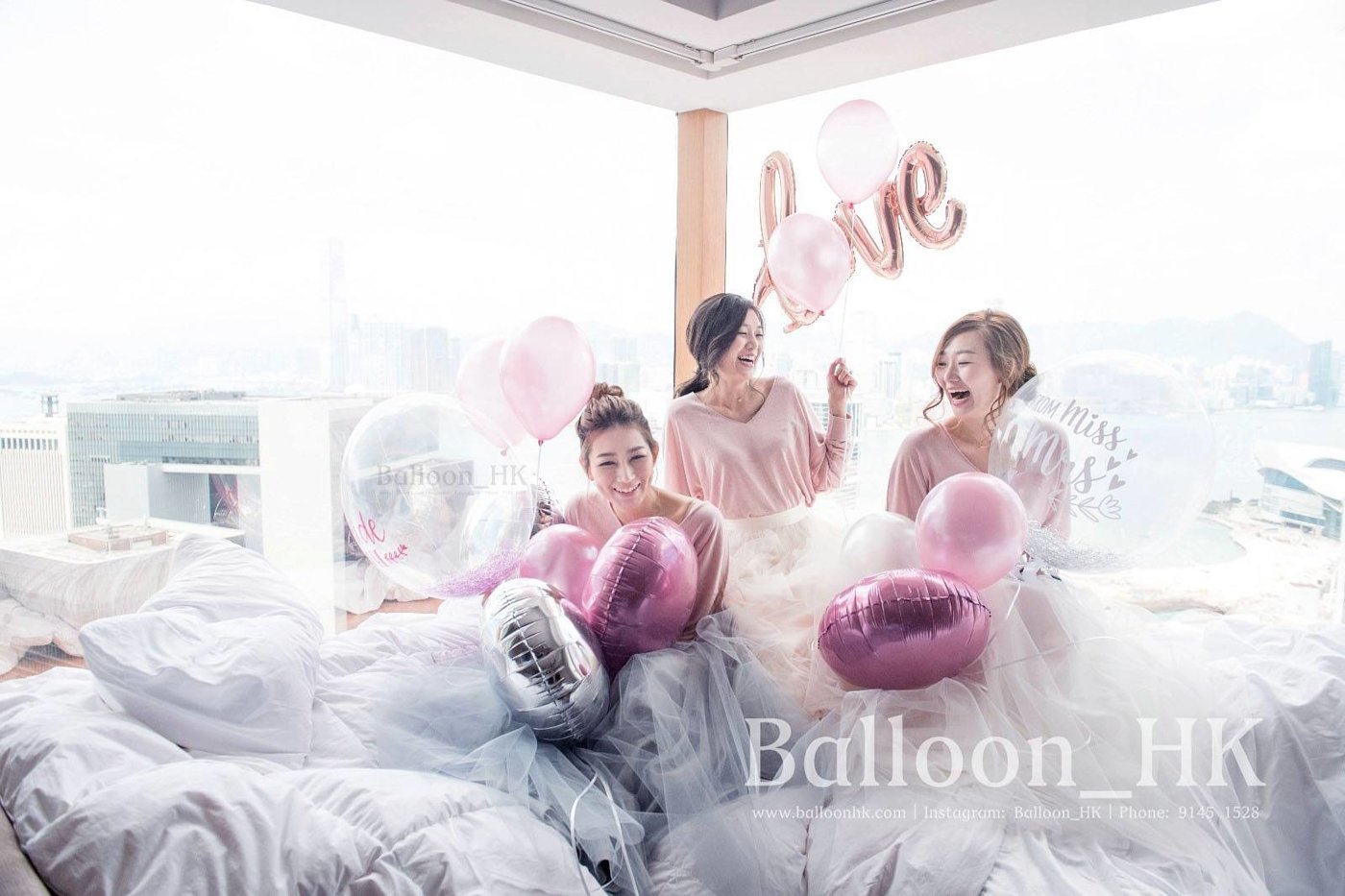 婚前派對氣球|酒店婚前派對|bridal shower氣球| Balloon HK