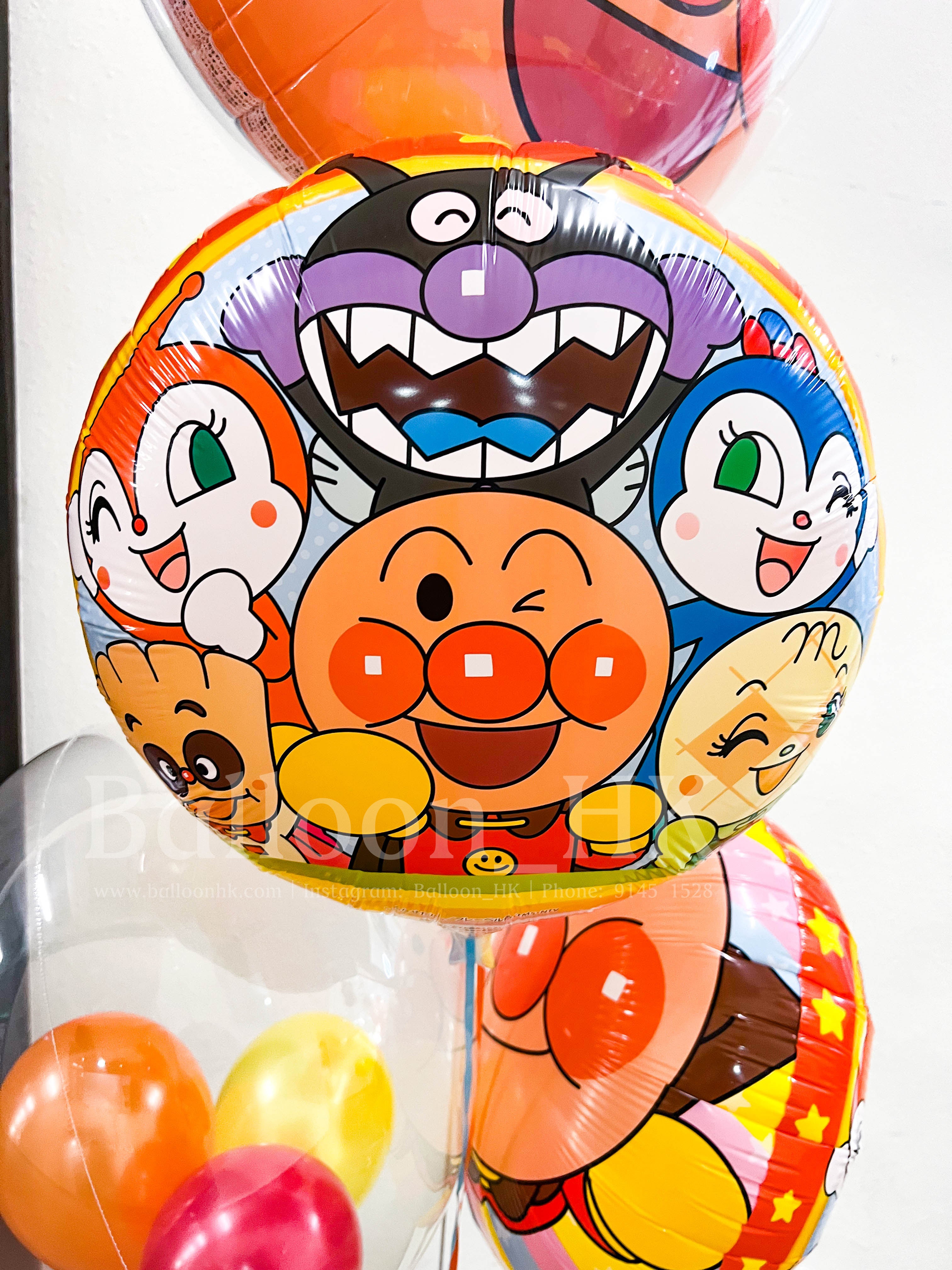 麵包超人氣球|兒童派對氣球|卡通氣球|Balloon HK