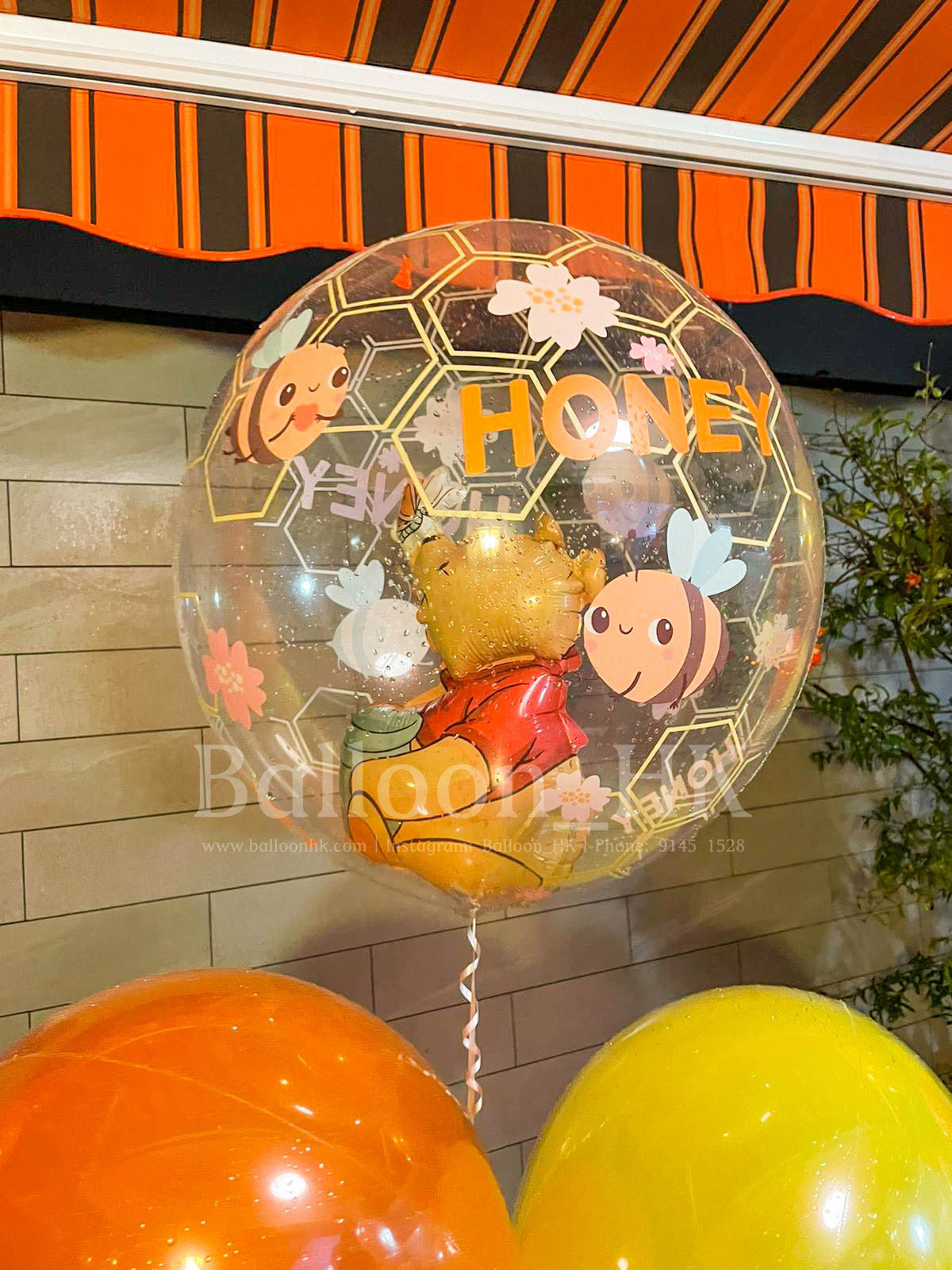 小熊維尼氣球 |迪士尼氣球 |卡通氣球|BalloonHK