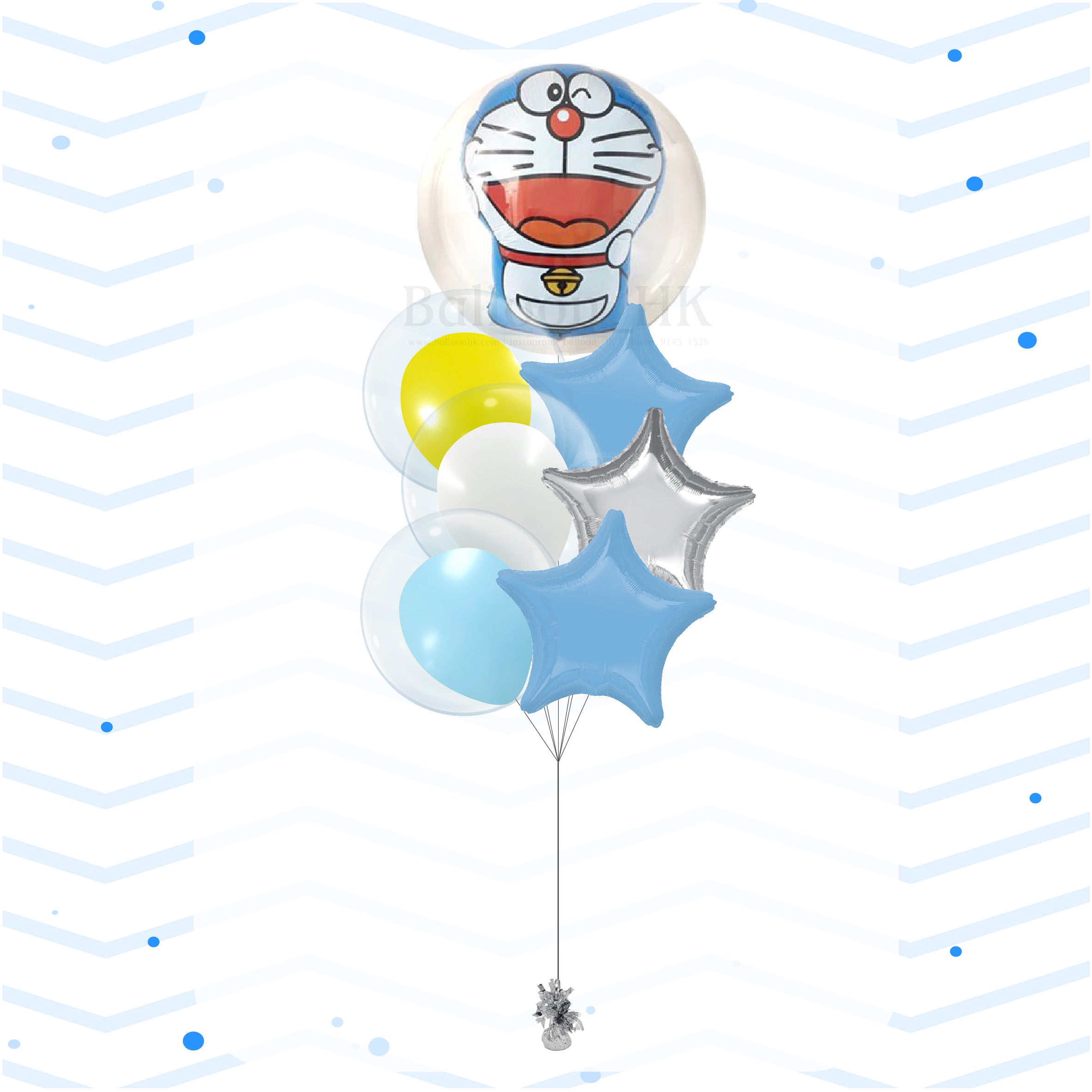 哆啦A夢氣球|兒童生日氣球|卡通氣球|Balloon HK
