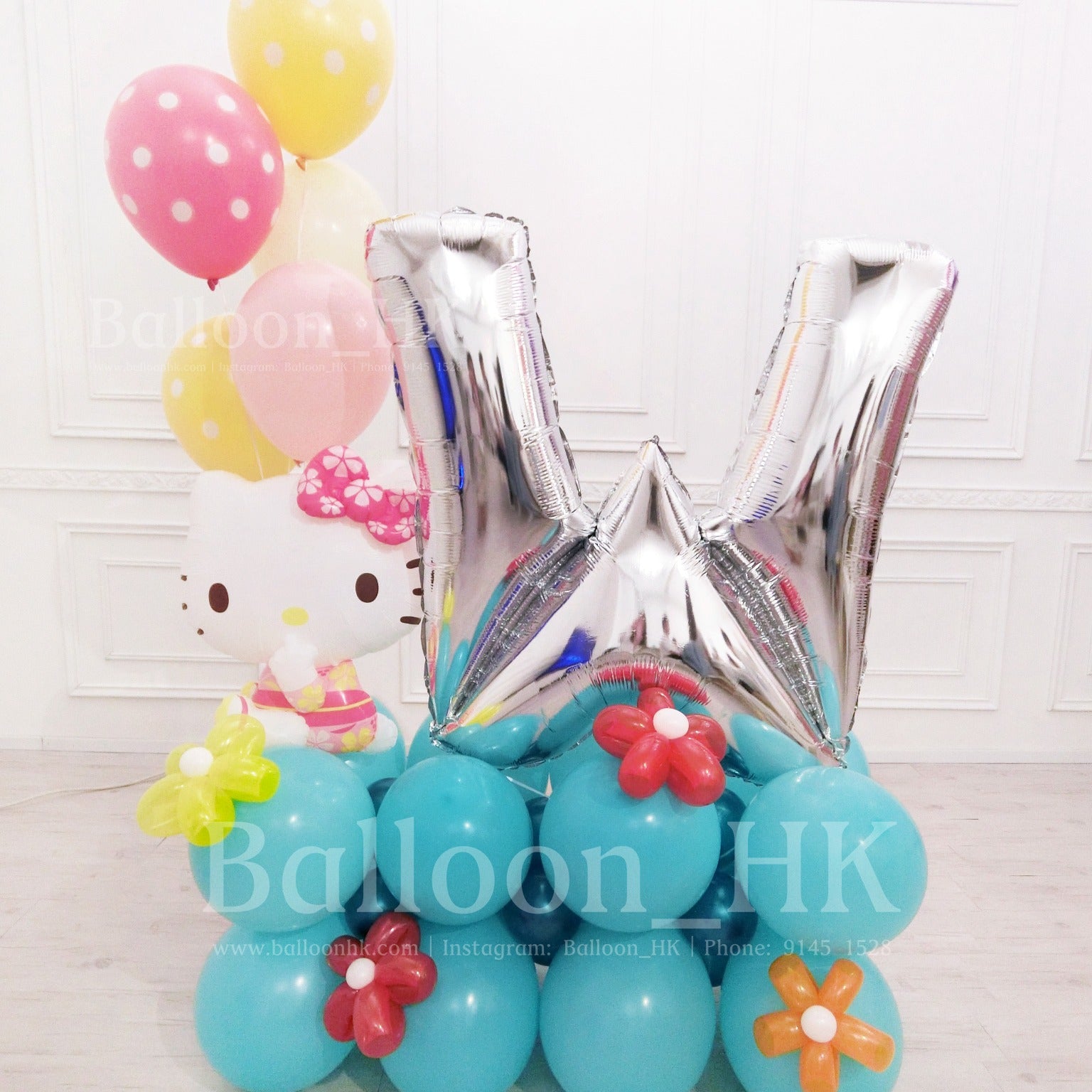 Hello Kitty氣球|生日氣球|卡通氣球|BalloonHK