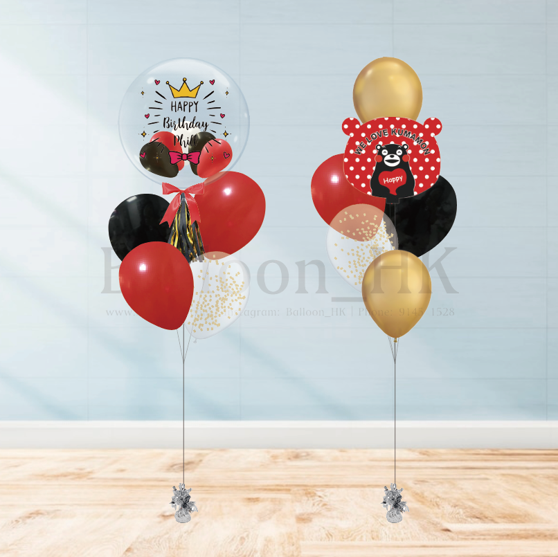 熊本熊氣球|兒童生日氣球|卡通氣球|BalloonHK
