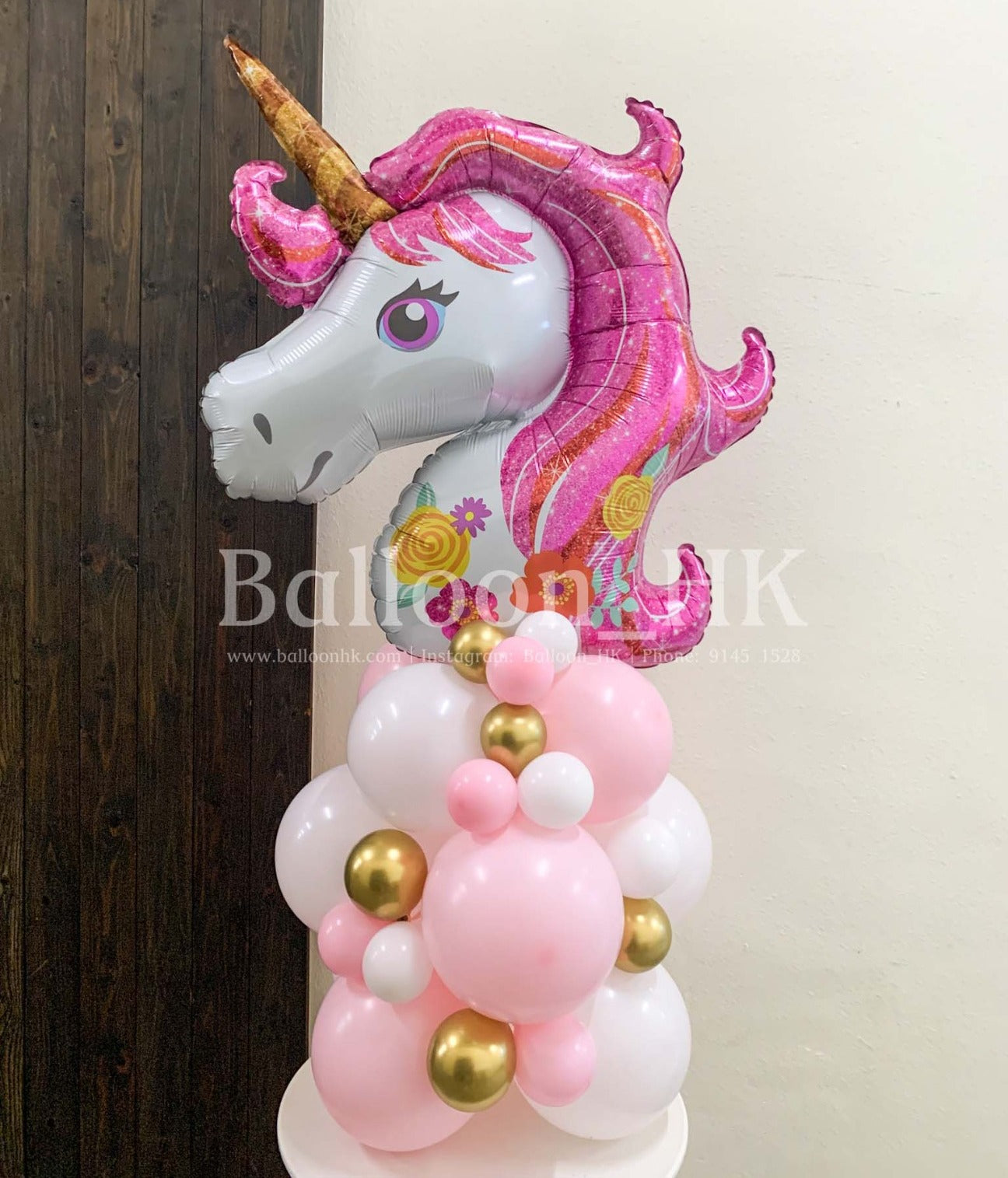 獨角獸氣球|兒童派對氣球|場地佈置|BalloonHK