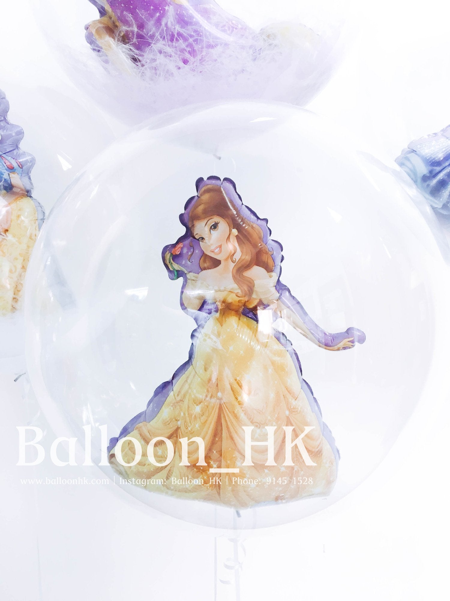 迪士尼公主氣球|兒童派對氣球|卡通氣球|Balloon HK