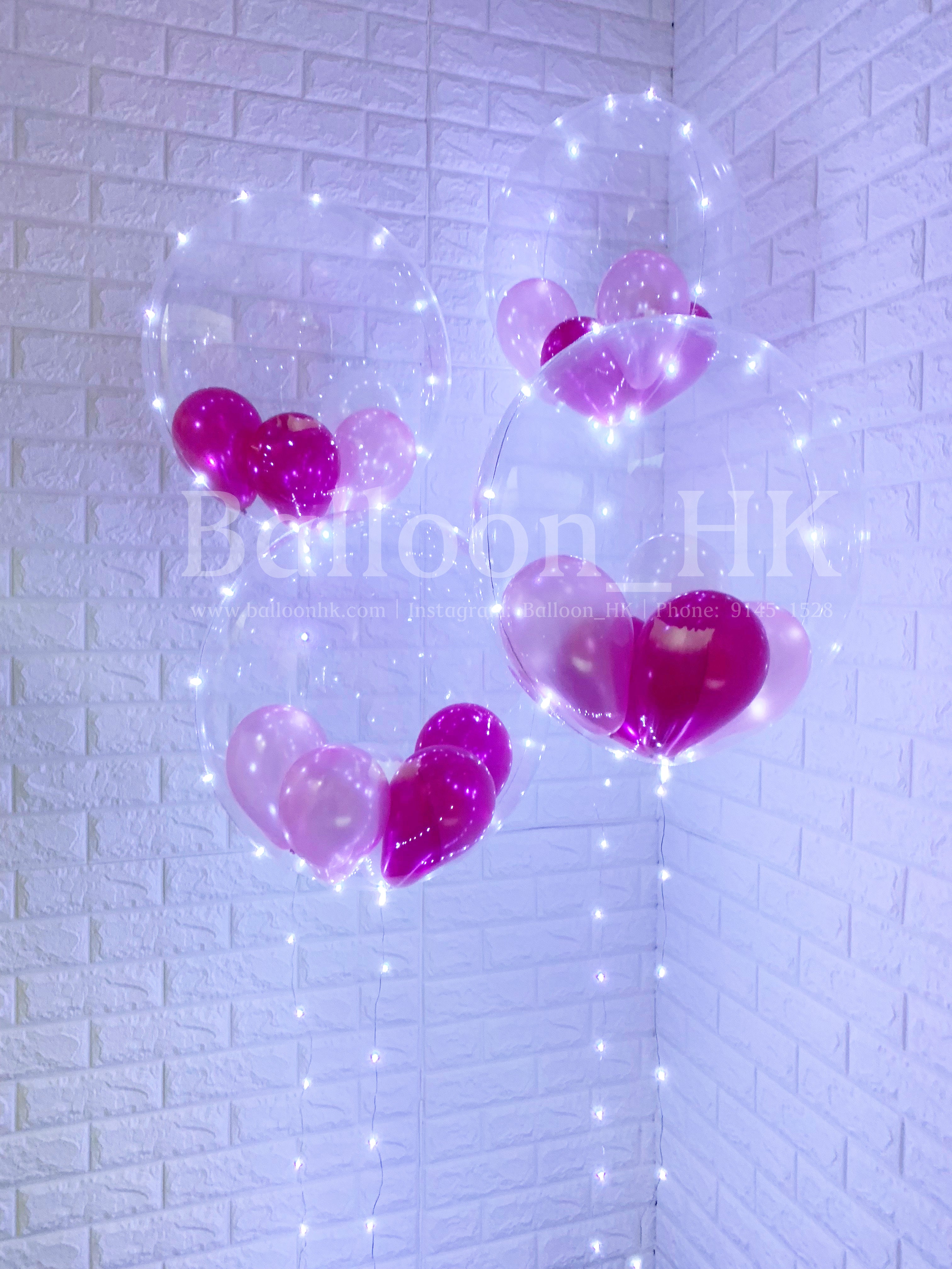 水晶波中波|LED氣球| BALLOON HK 氣球專門店