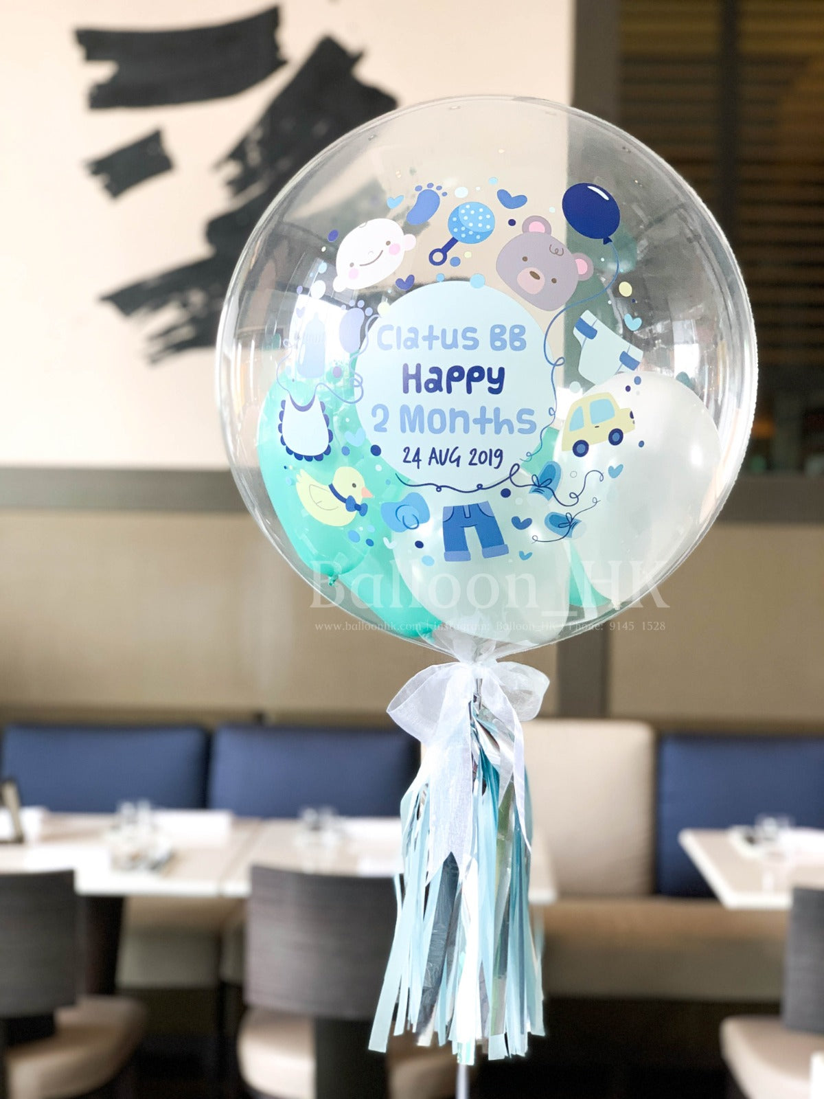水晶波中波|Message氣球|BB氣球| BALLOON HK 氣球專門店