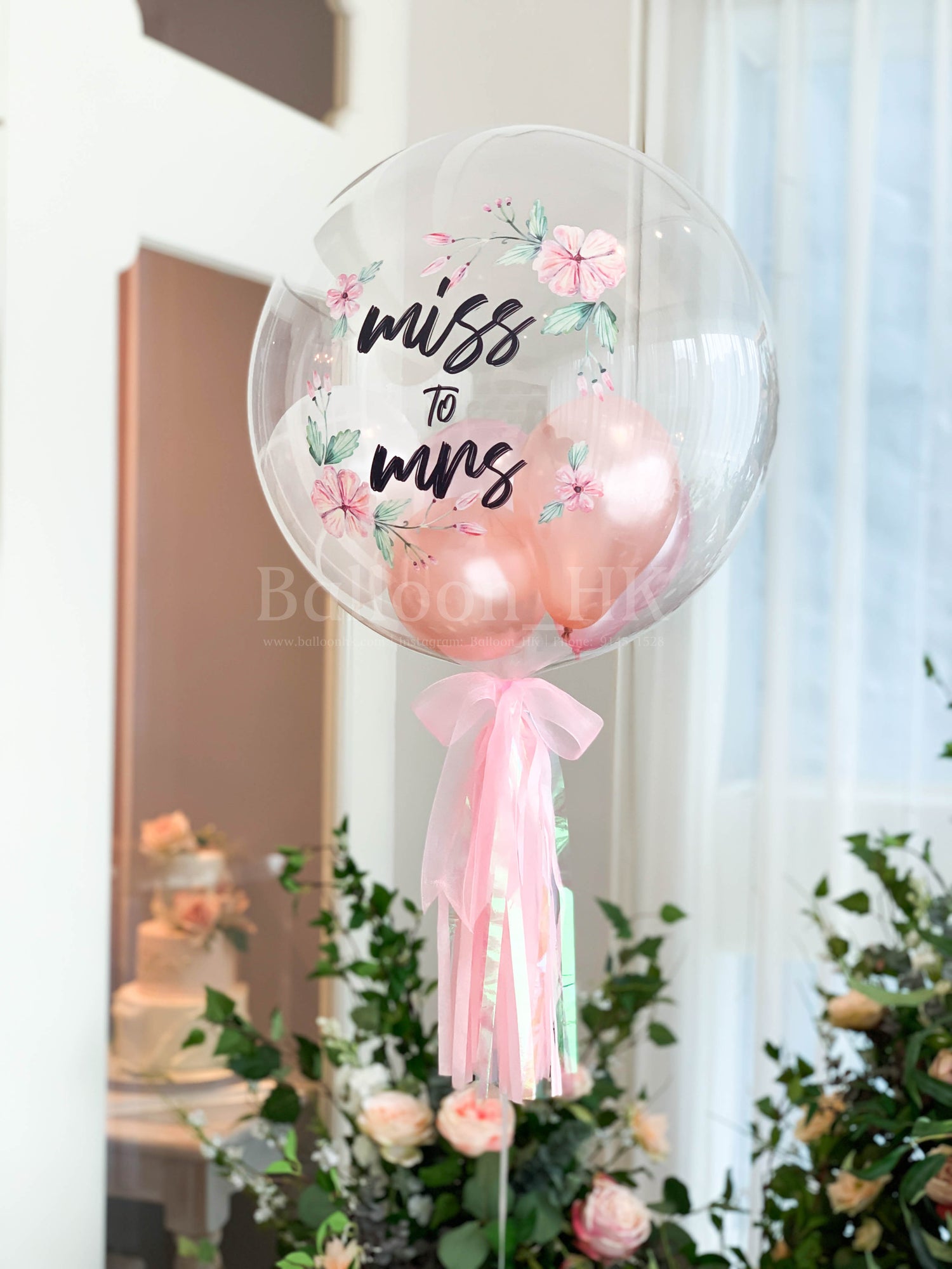 水晶波中波|婚前派對氣球| Message氣球| BALLOON HK 氣球專門店