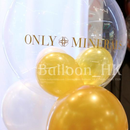 水晶波中波|Logo印刷氣球|BALLOON HK 氣球專門店