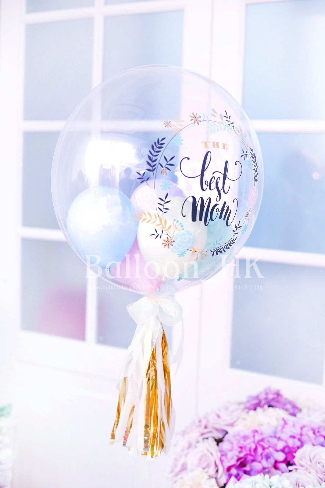 透明波中波|Message氣球|父親節氣球|BALLOON HK 氣球專門店