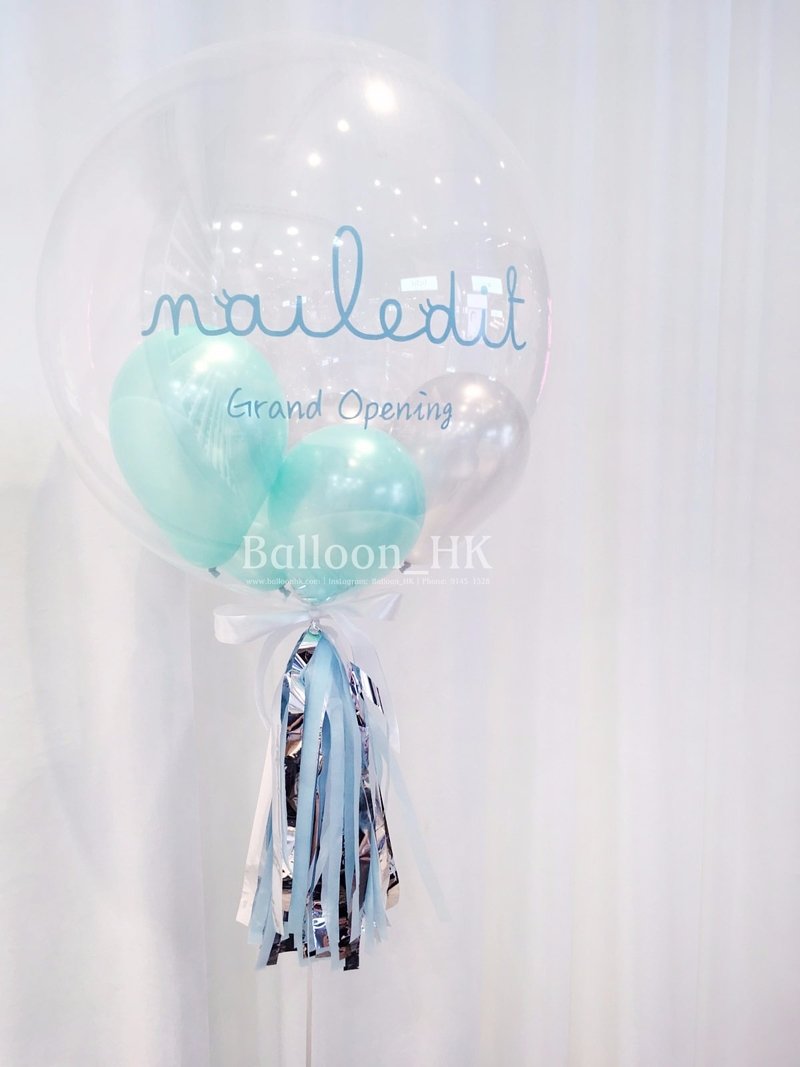 透明波中波|Message氣球| BALLOON HK 氣球專門店