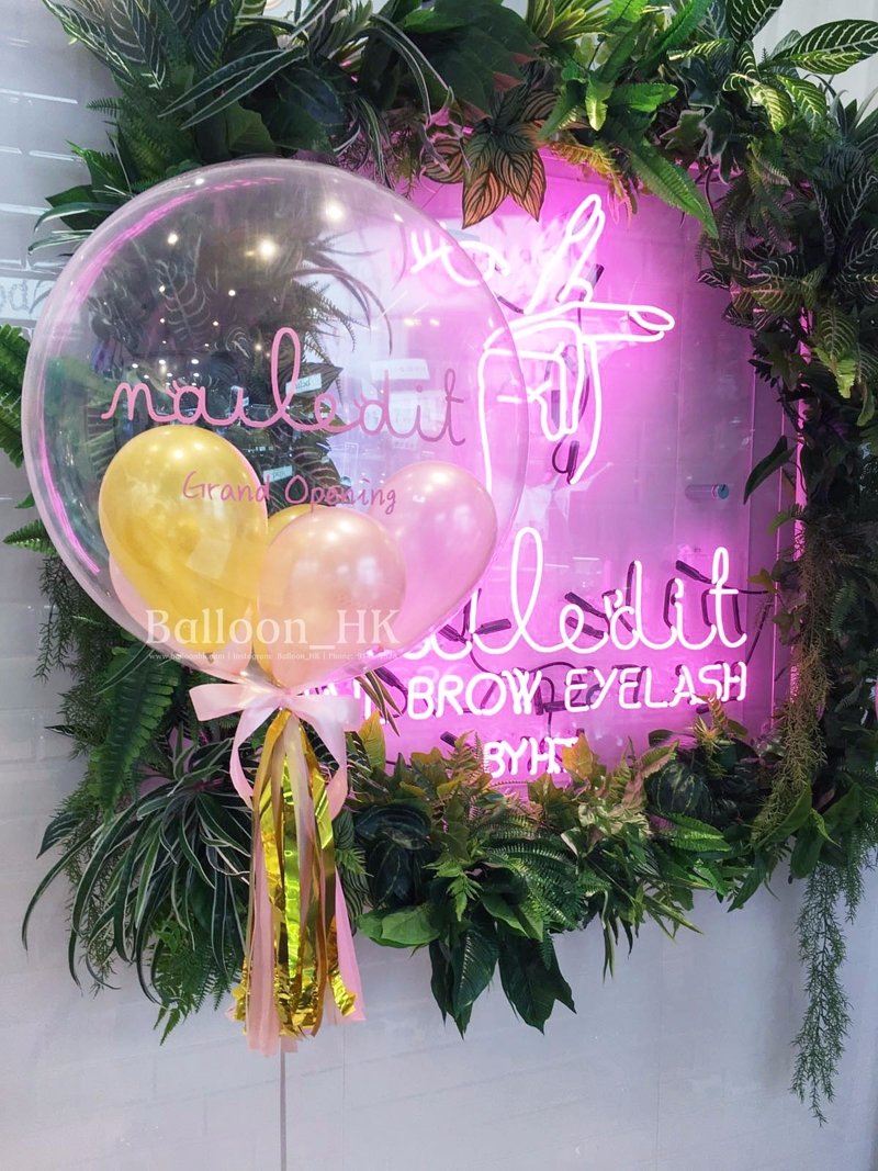 透明波中波|Message氣球| BALLOON HK 氣球專門店