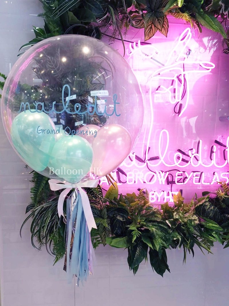 透明波中波|Message氣球| BALLOON HK 氣球專門店