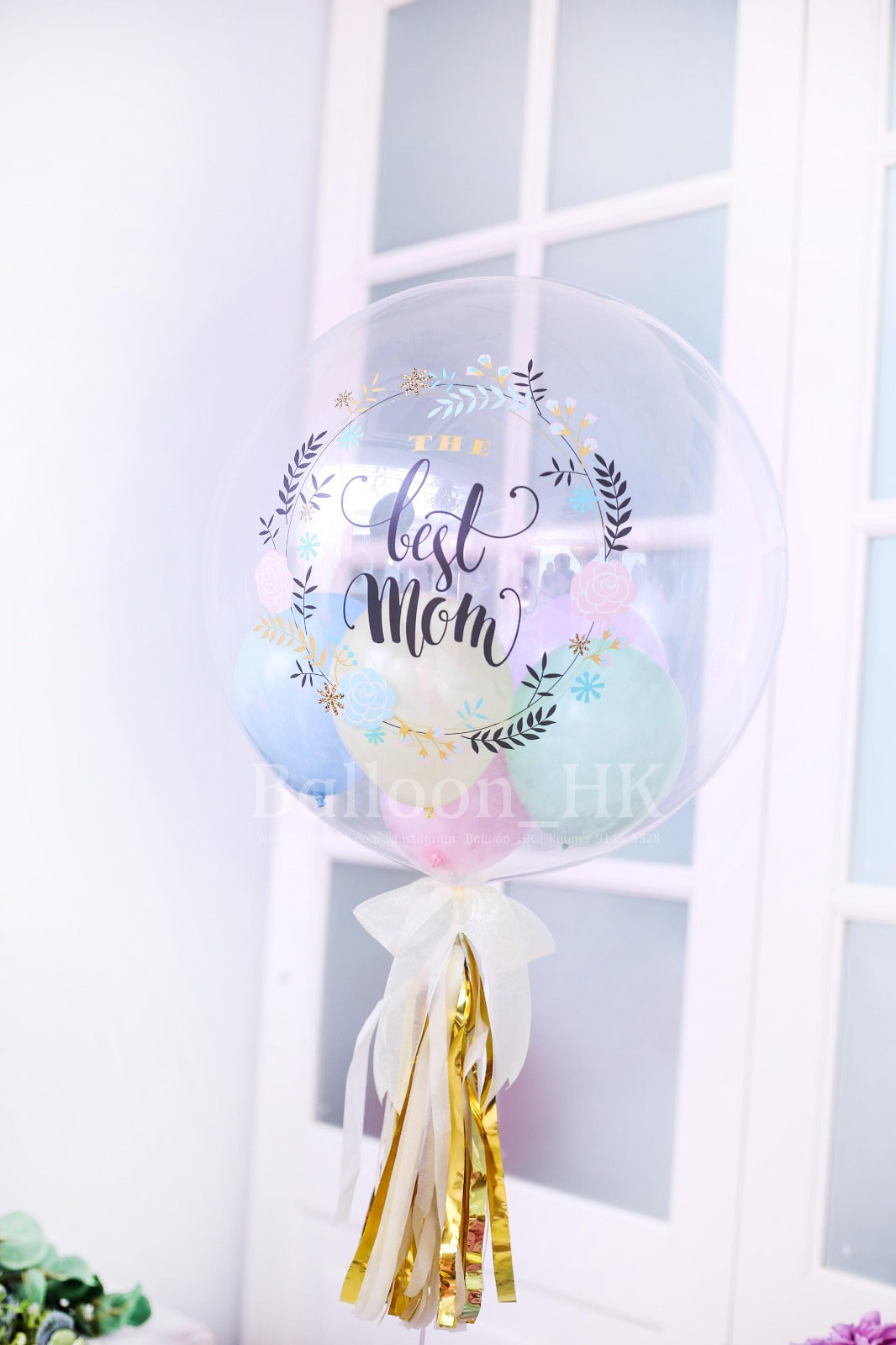 透明波中波|母親節氣球|BALLOON HK 氣球專門店