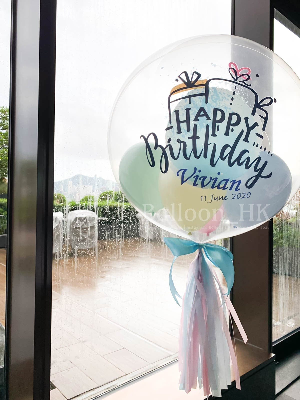 水晶波中波|生日氣球|Message氣球|BALLOON HK 氣球專門店