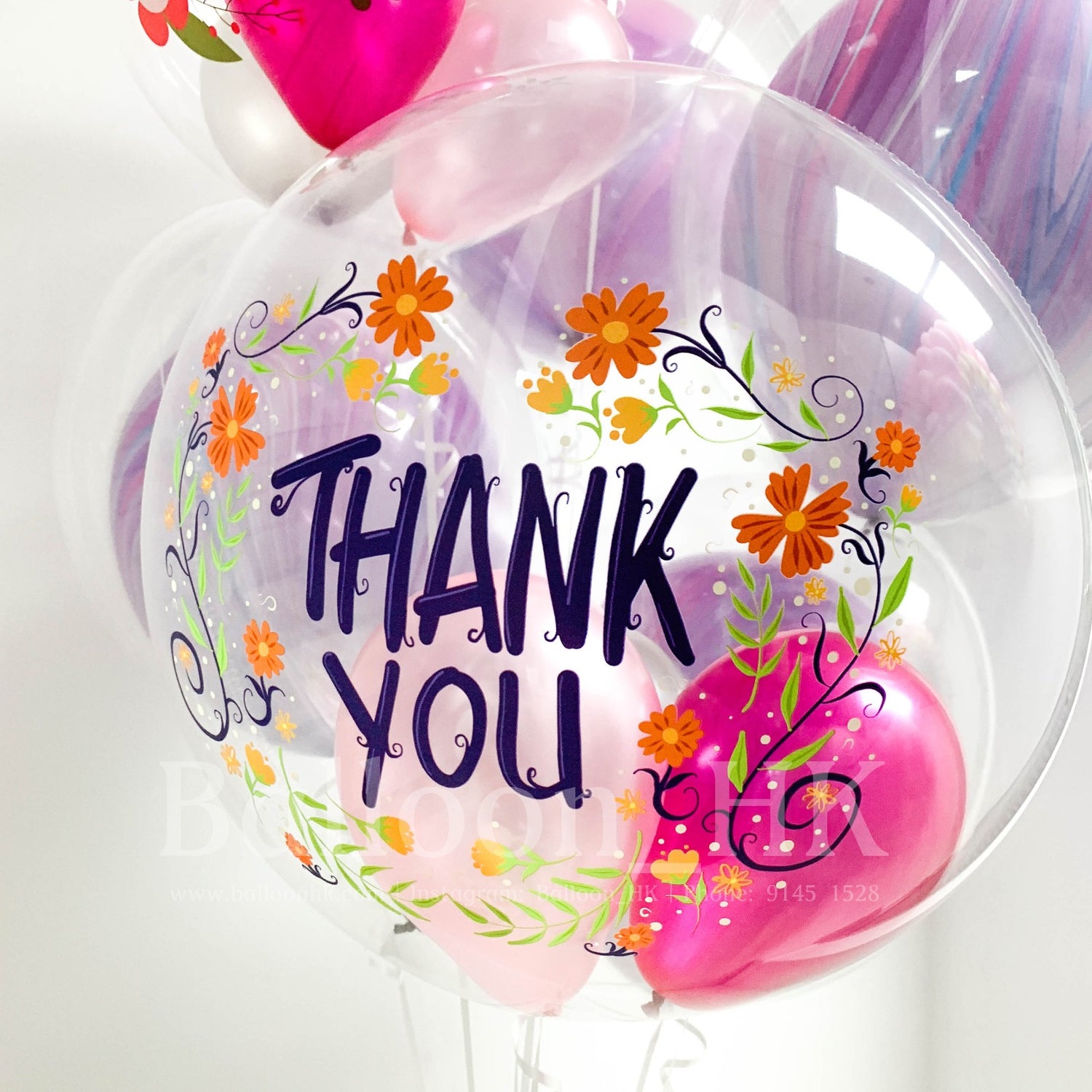 水晶波中波|母親節氣球| BALLOON HK 氣球專門店