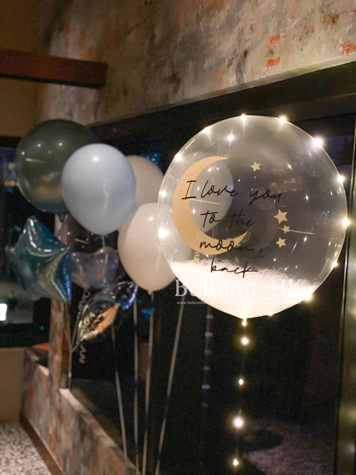 透明羽毛氣球|LED氣球|求婚氣球| BALLOON HK 氣球專門店