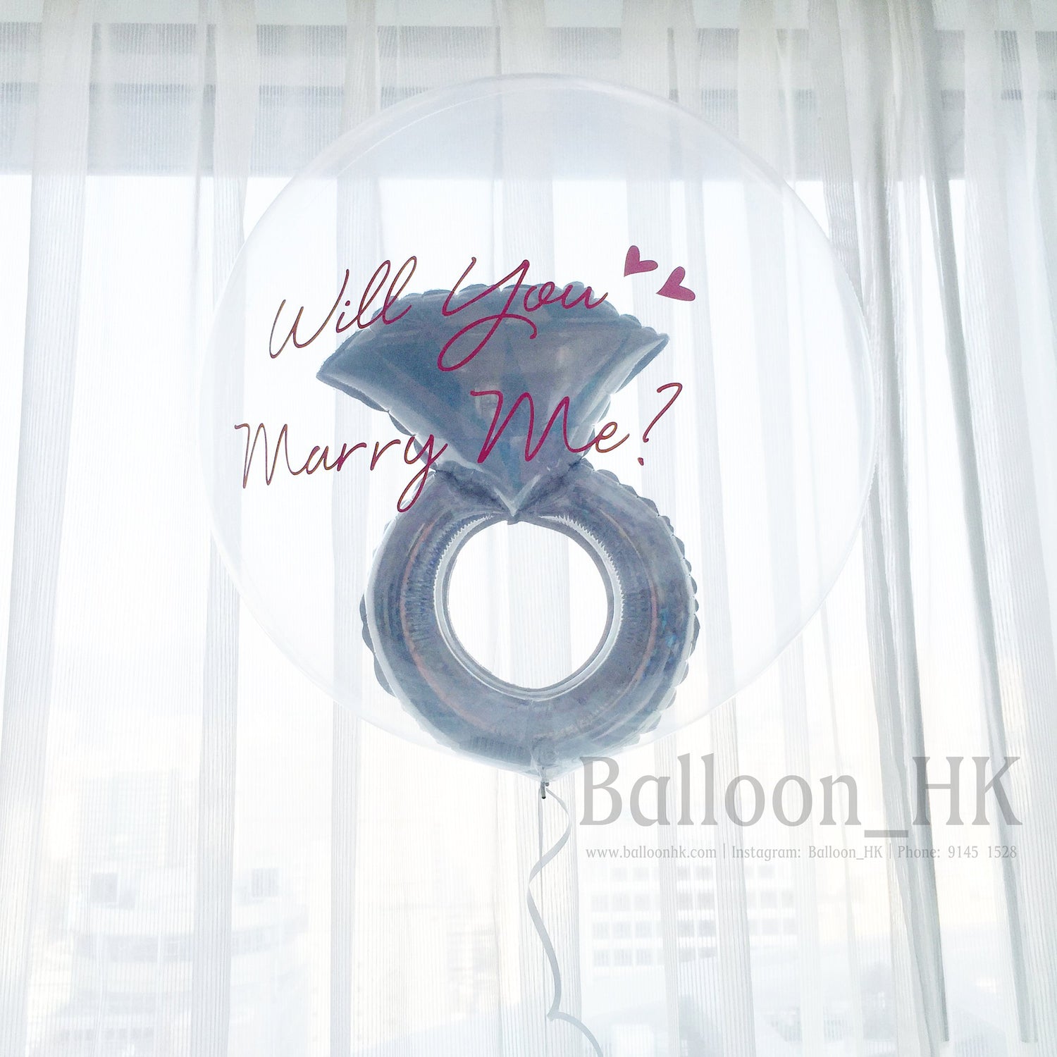 透明氣球|求婚氣球| Message氣球| BALLOON HK 氣球專門店