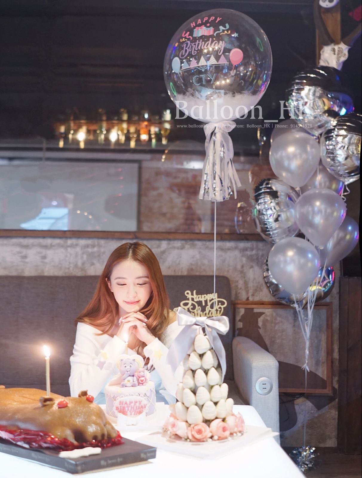 透明羽毛氣球|Message氣球|BALLOON HK 氣球專門店