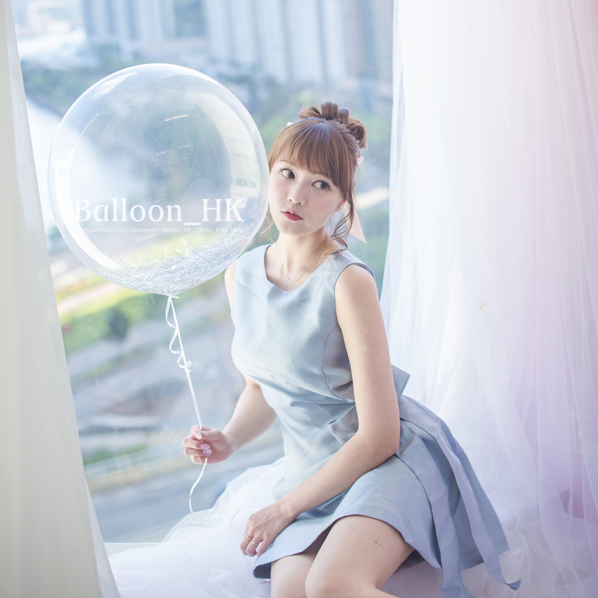 透明閃閃波| BALLOON HK 氣球專門店