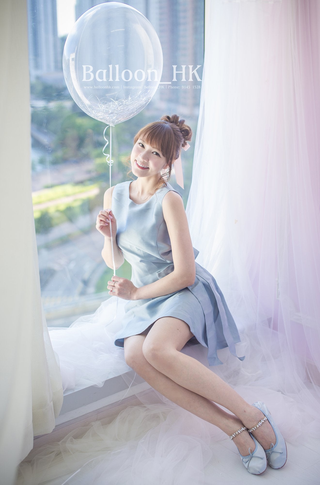透明閃閃波| BALLOON HK 氣球專門店