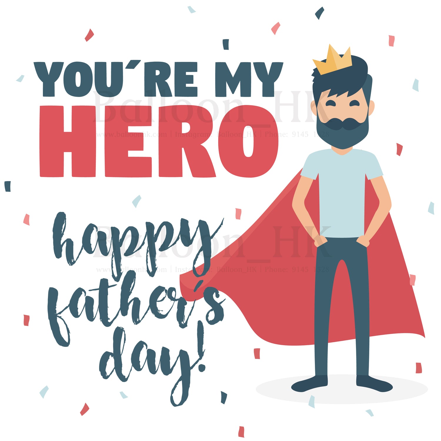 彩印 Template - 父親節