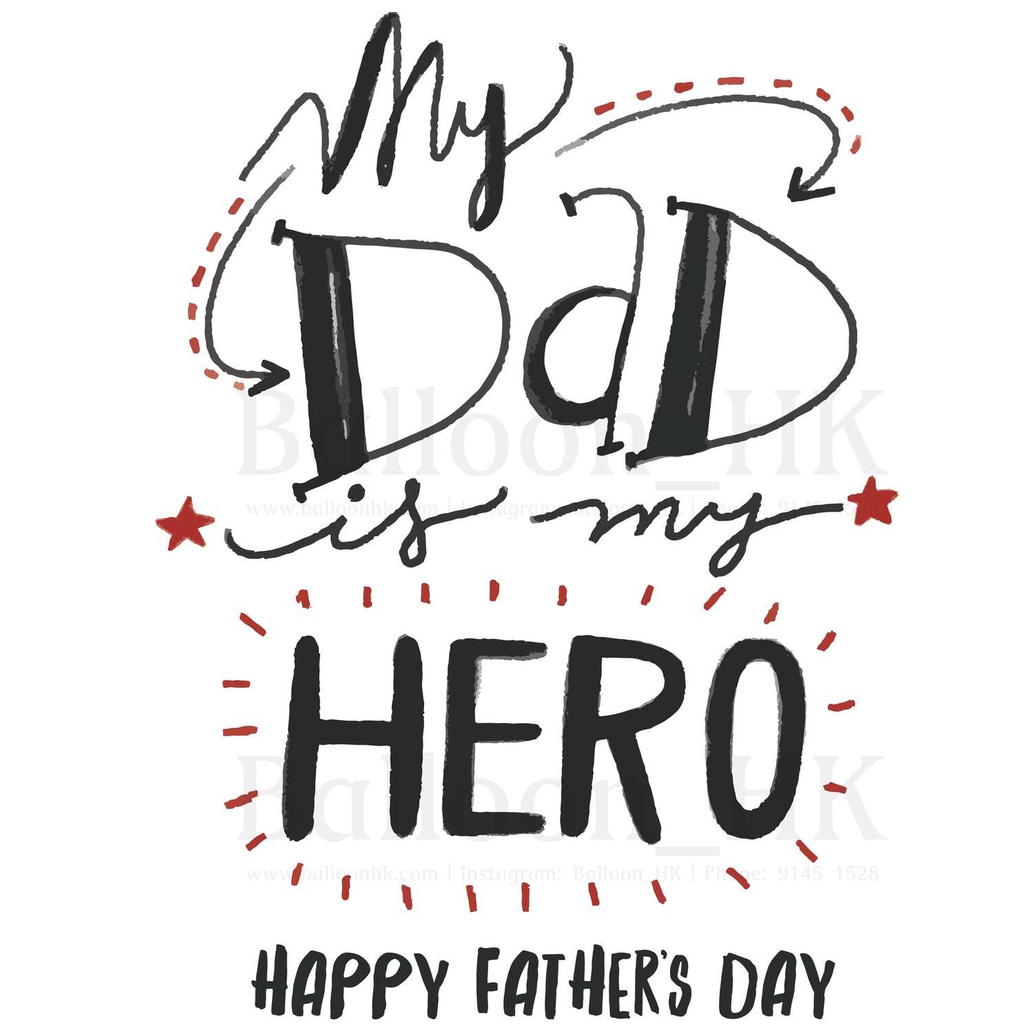 彩印 Template - 父親節