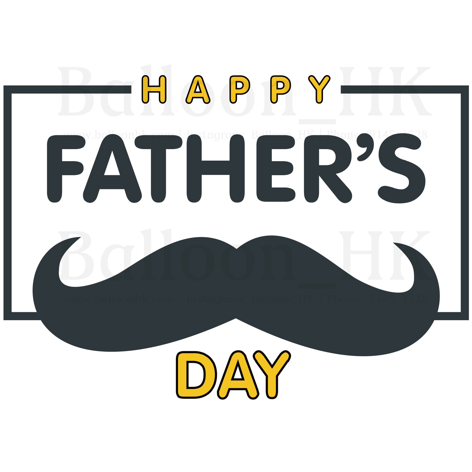 彩印 Template - 父親節