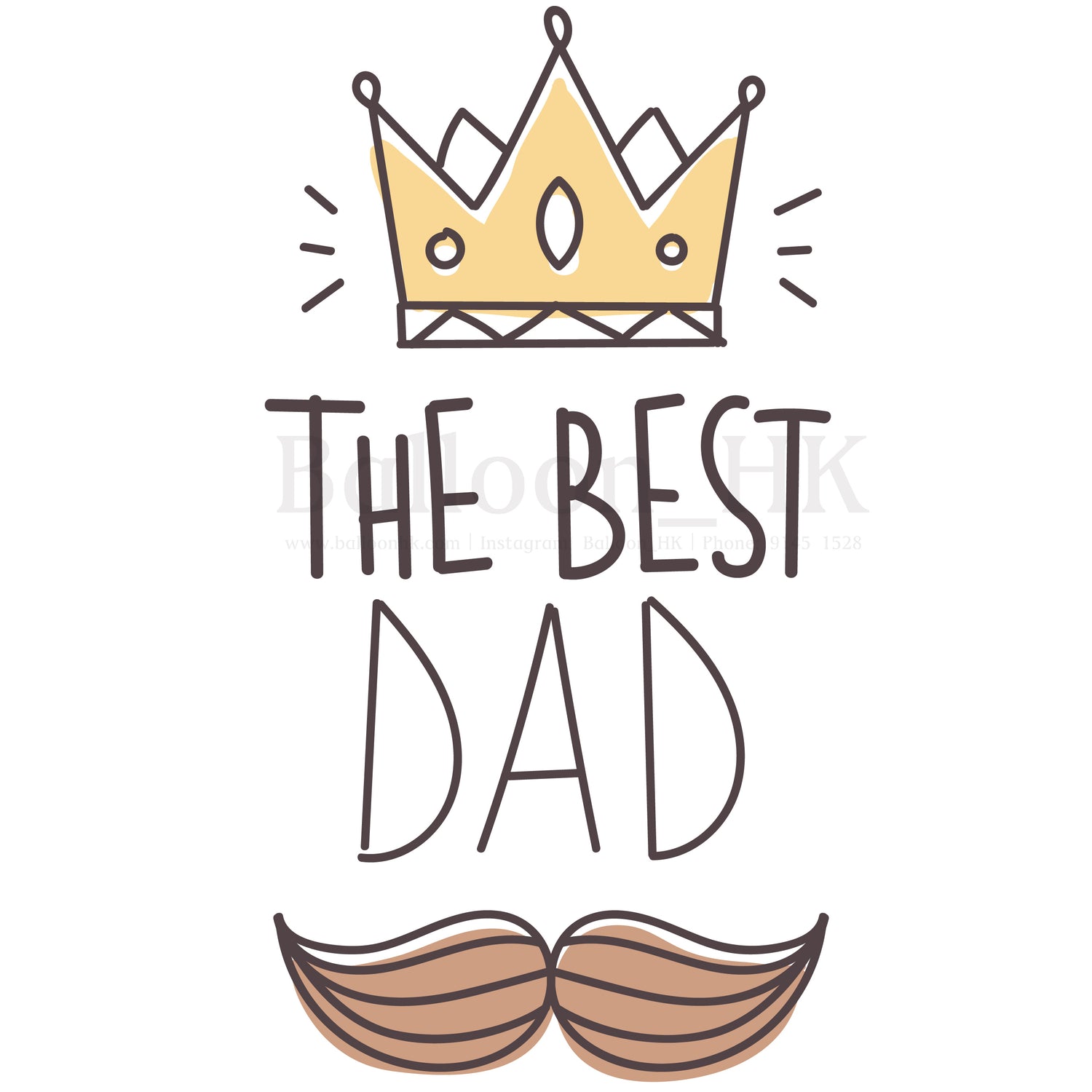 彩印 Template - 父親節