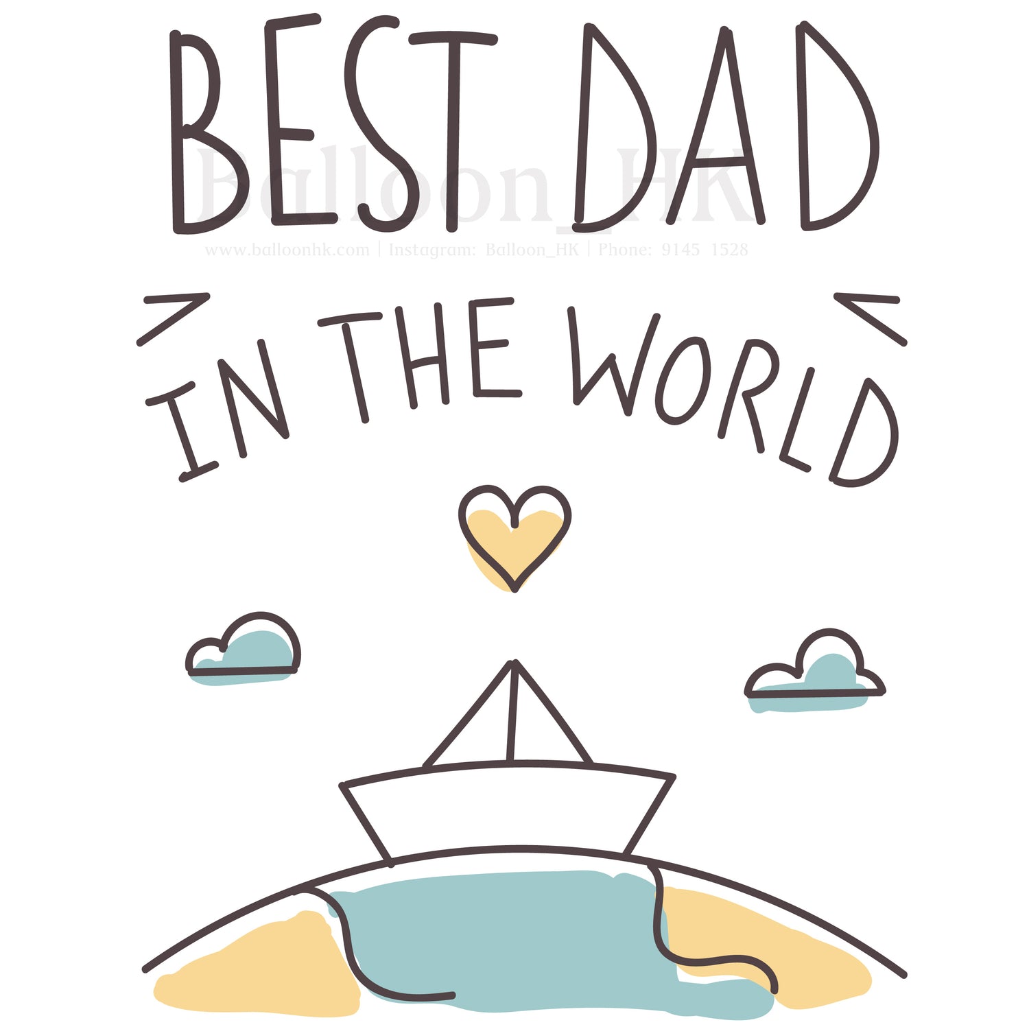 彩印 Template - 父親節