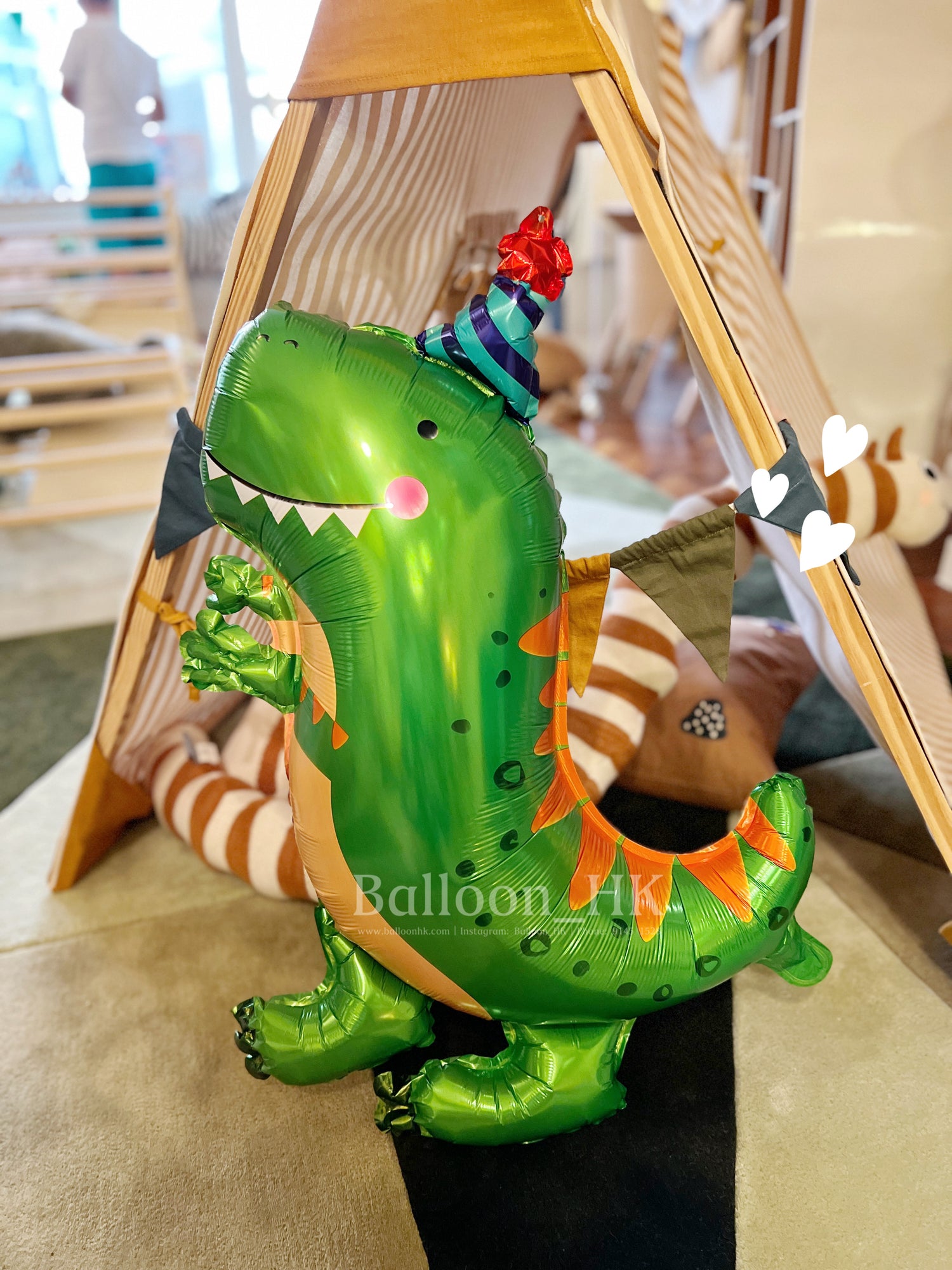 恐龍氣球 |氫氣球|錫紙氣球| BalloonHK