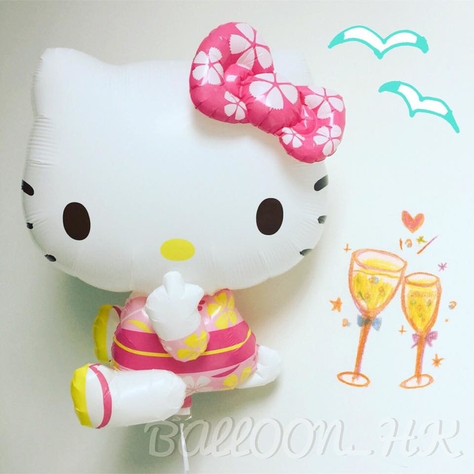 Hello Kitty氣球 |氫氣球|錫紙氣球| BalloonHK