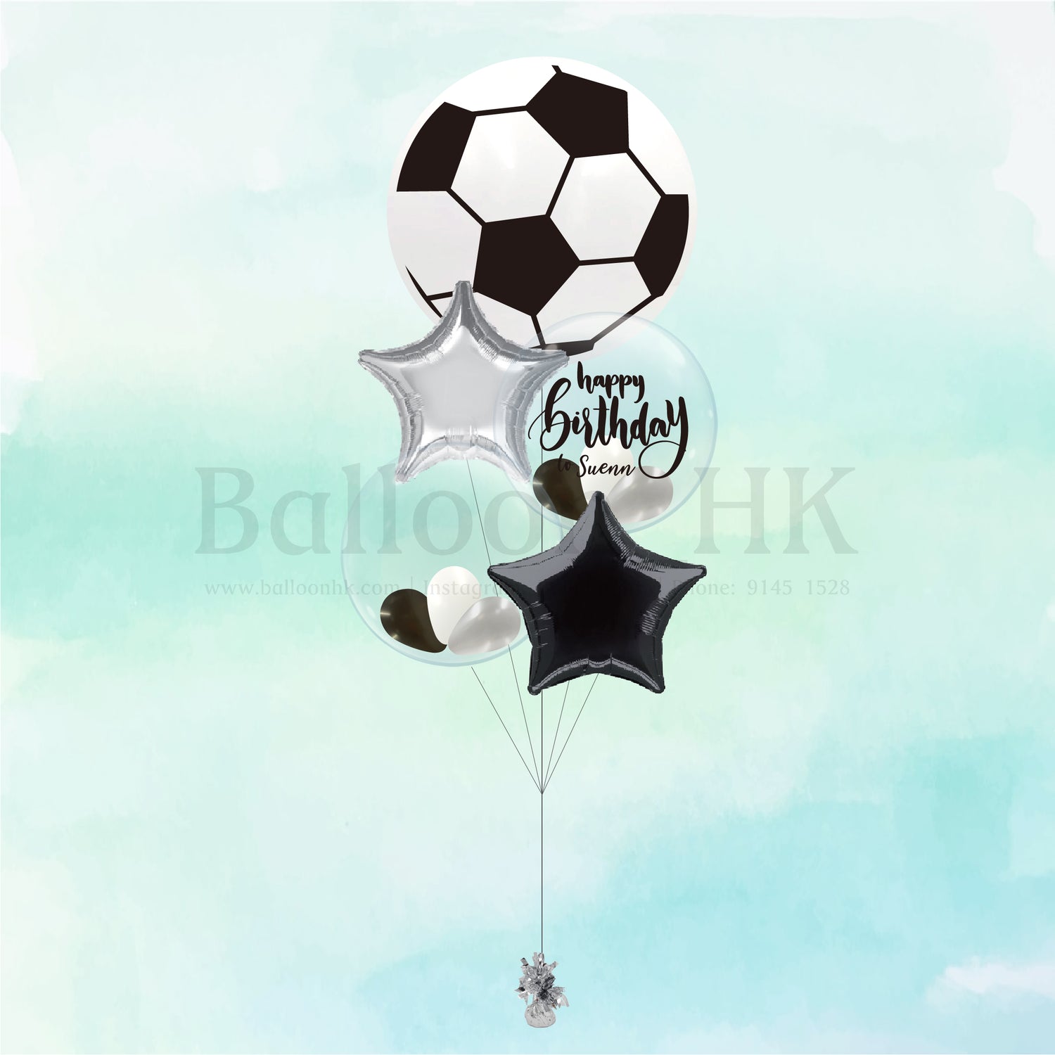 Football 氣球束 2