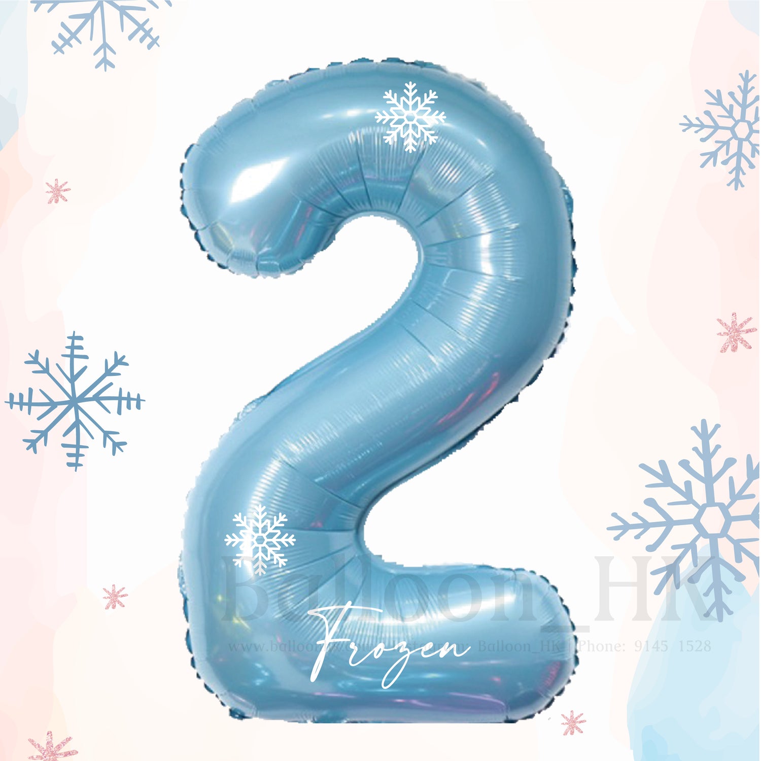 40" 數字 + 雪花 Pattern