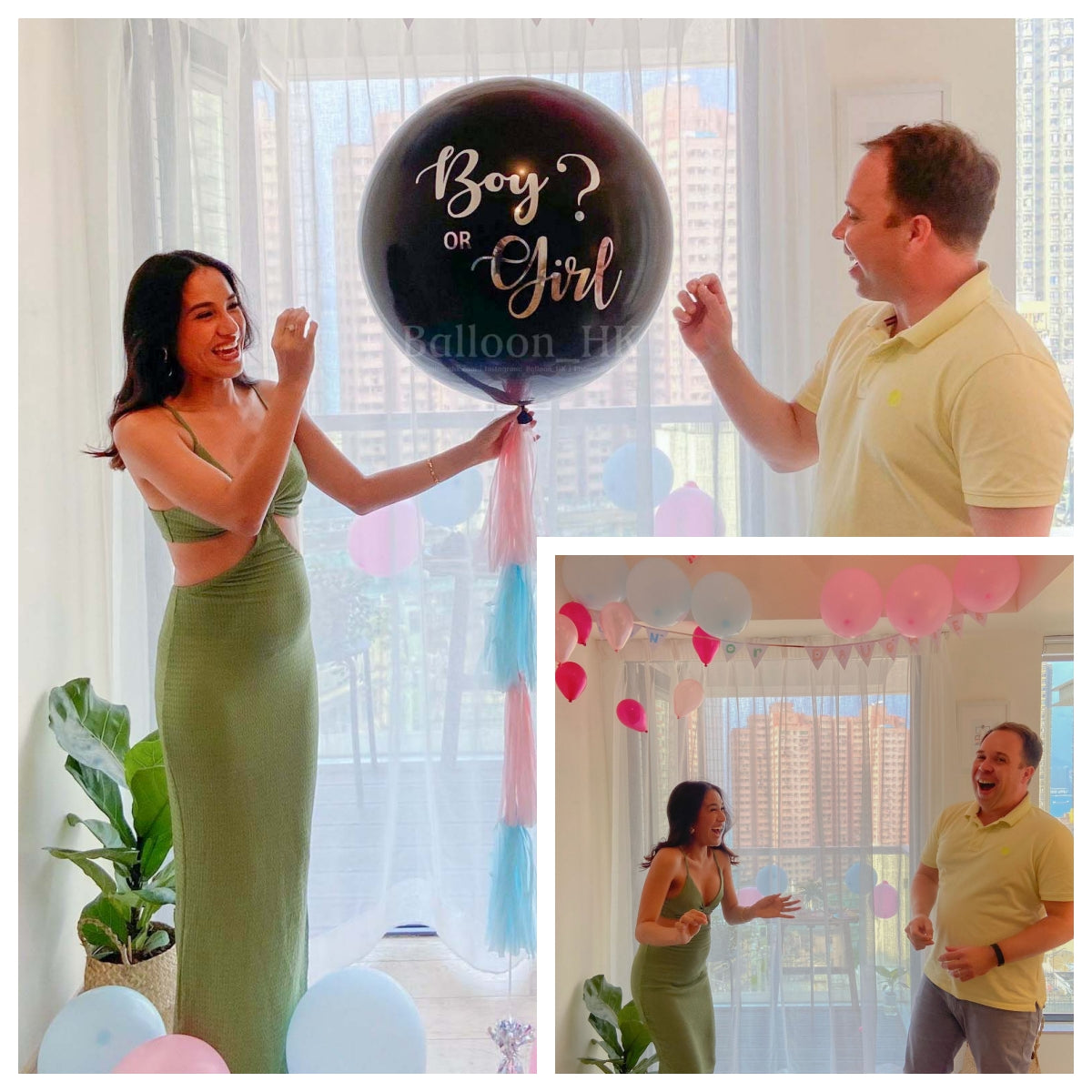 性別揭曉派對 |Gender Reveal Party|Boy or Girl | BalloonHK