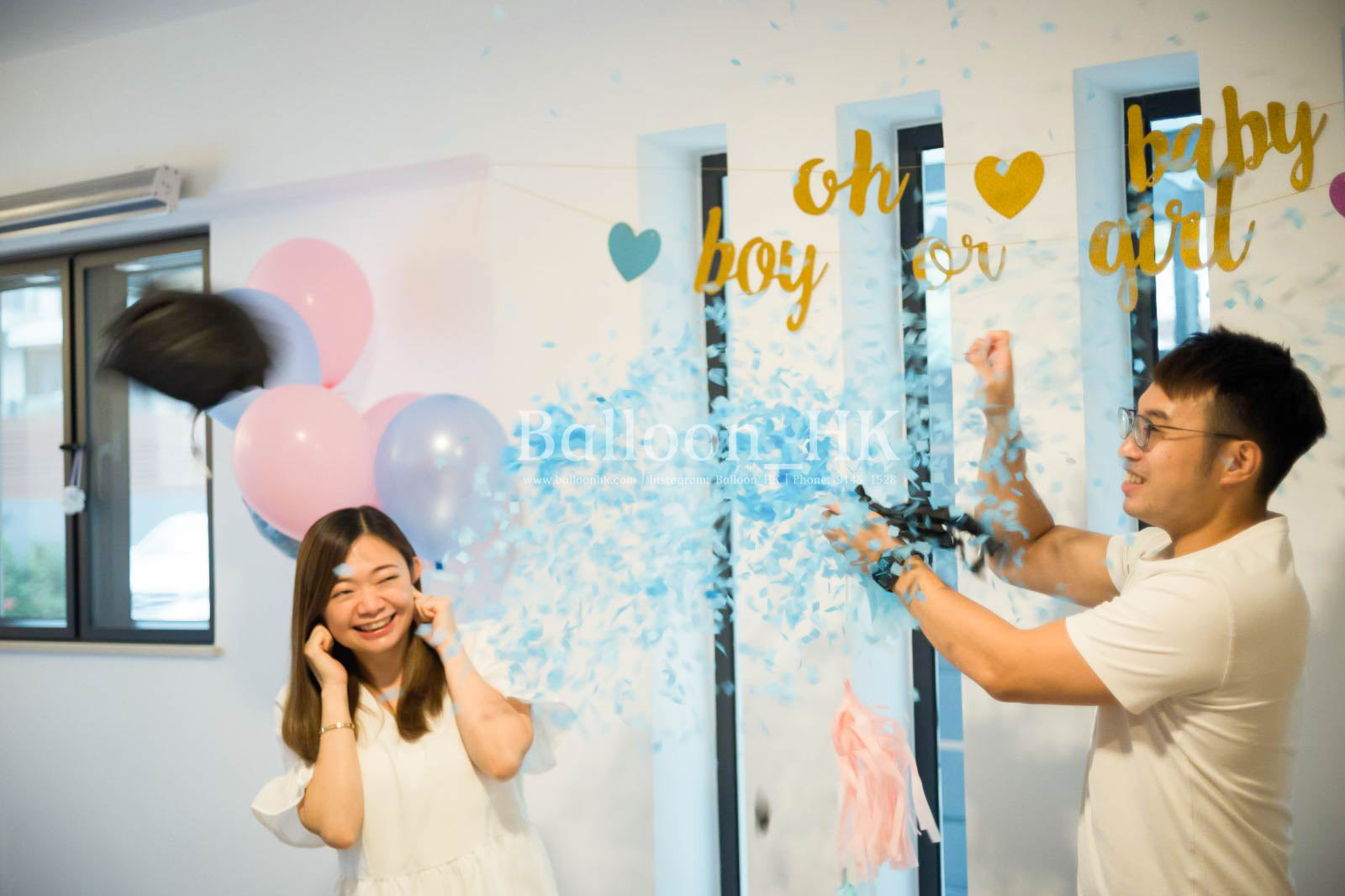 性別揭曉派對 |Gender Reveal Party|Boy or Girl | BalloonHK