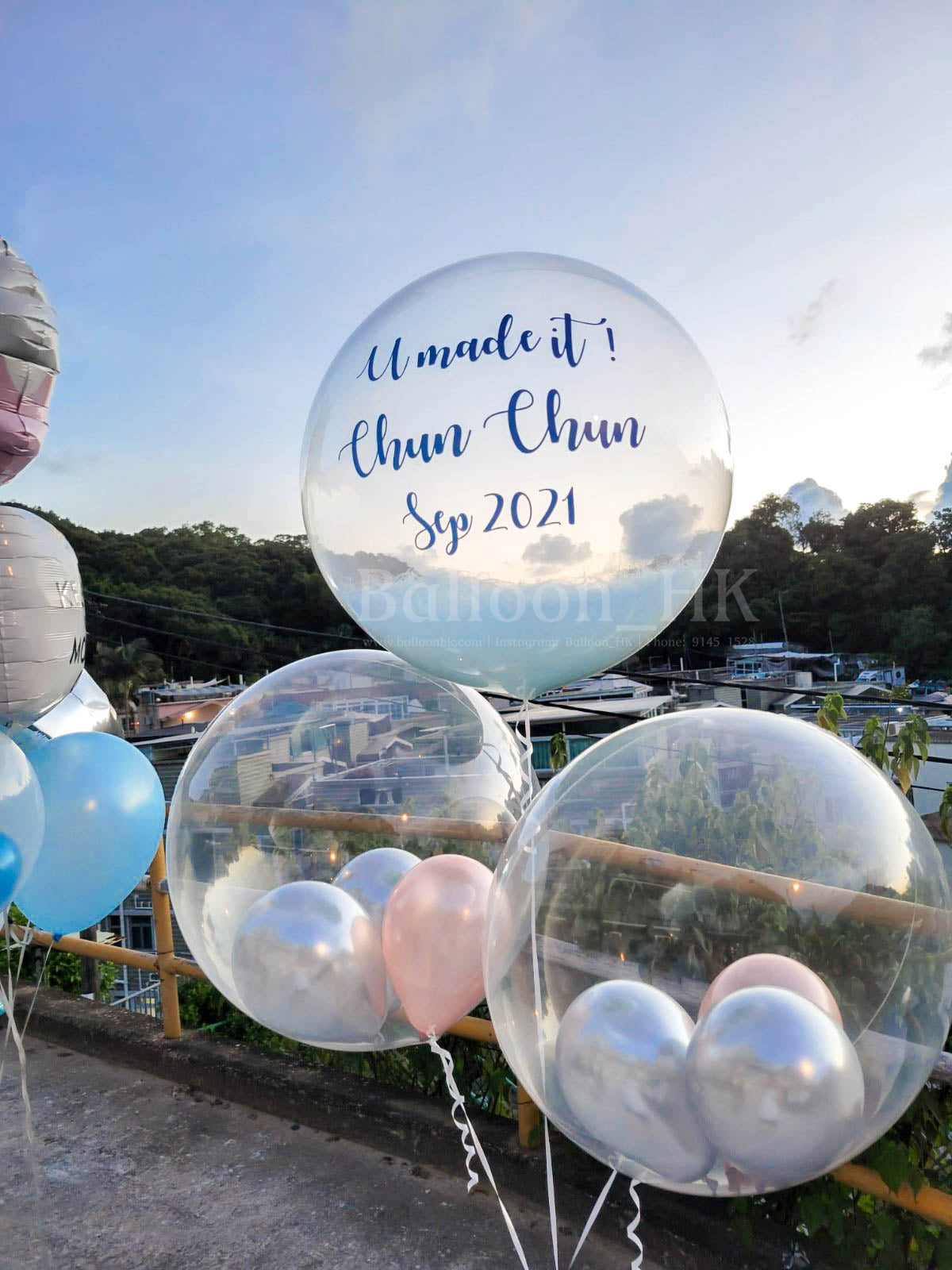 畢業氣球|Message氣球|透明羽毛氣球|BALLOON HK 氣球專門店