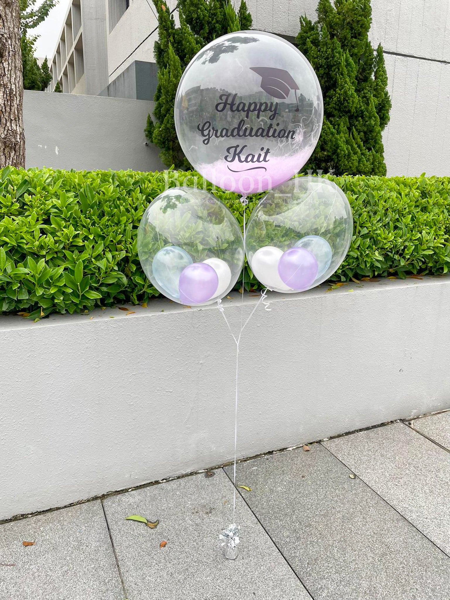 畢業氣球|Message氣球|透明羽毛氣球|BALLOON HK 氣球專門店