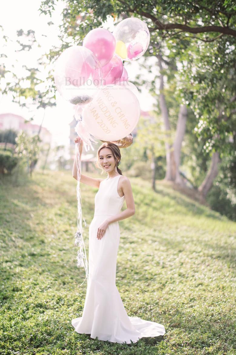 婚前拍攝氣球|婚禮氣球|婚禮佈置|BALLOON HK 氣球專門店