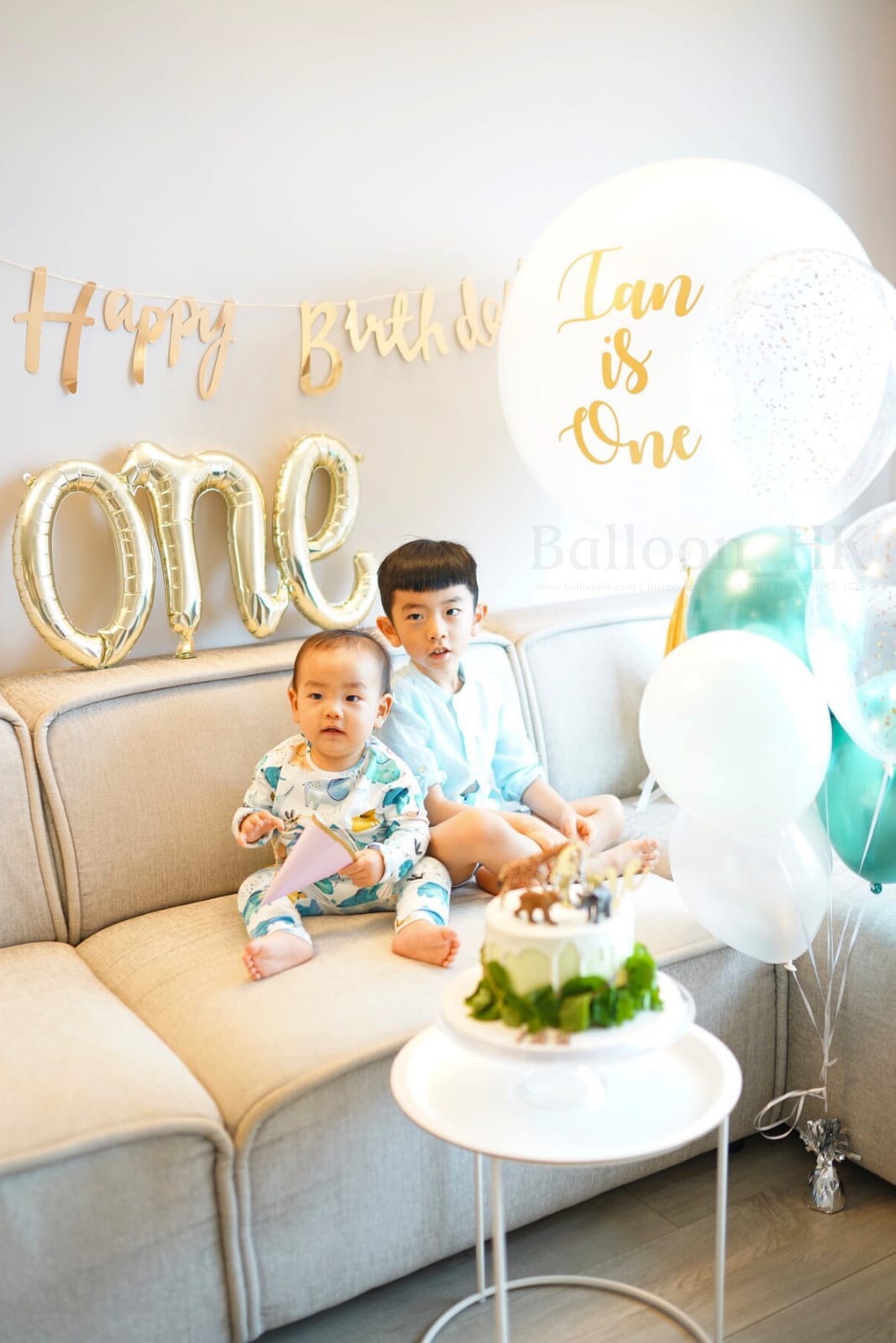 兒童派對氣球|1歲生日|夏日派對|BalloonHK