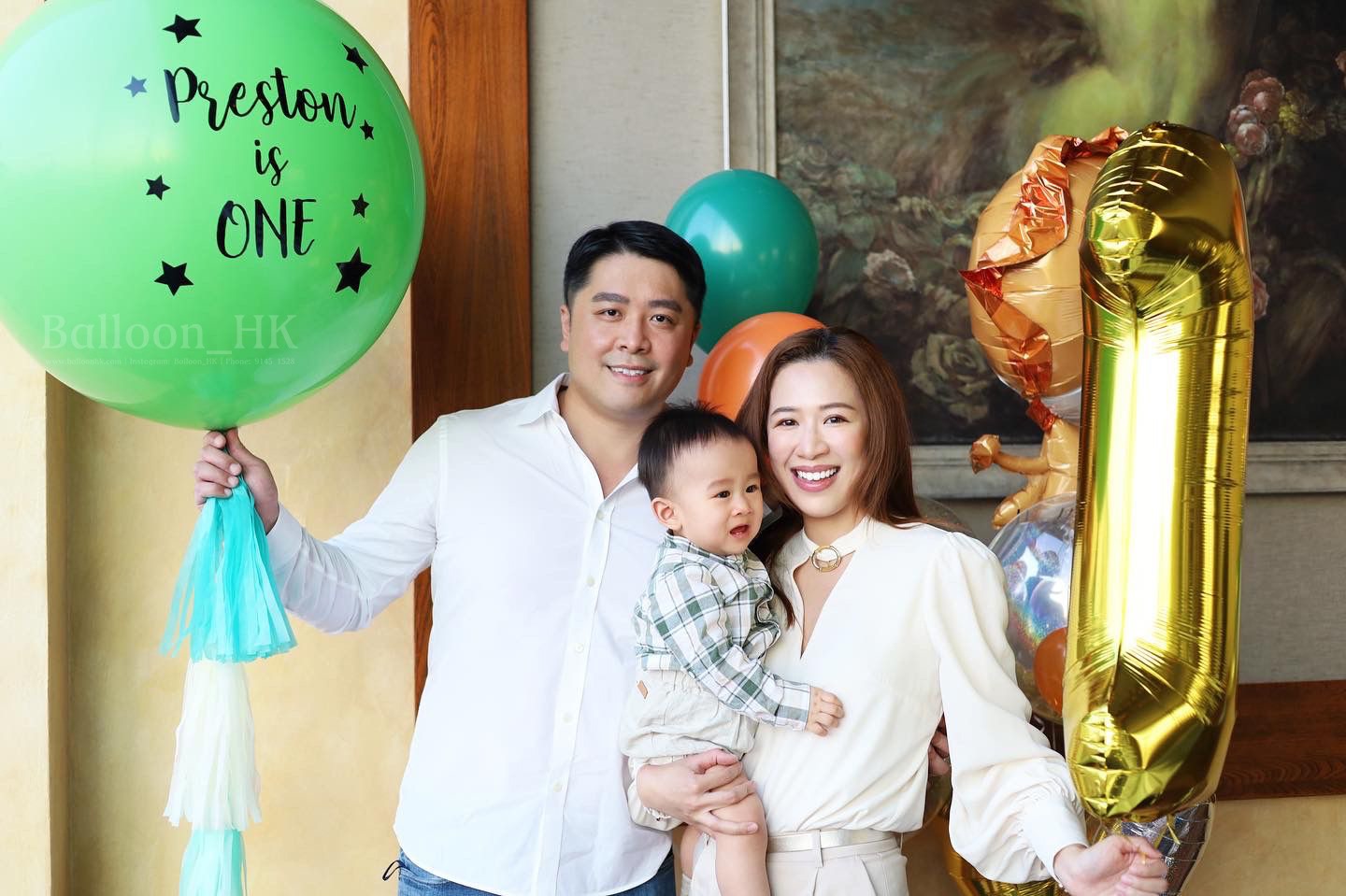 兒童派對氣球|1歲生日|Party佈置|BalloonHK