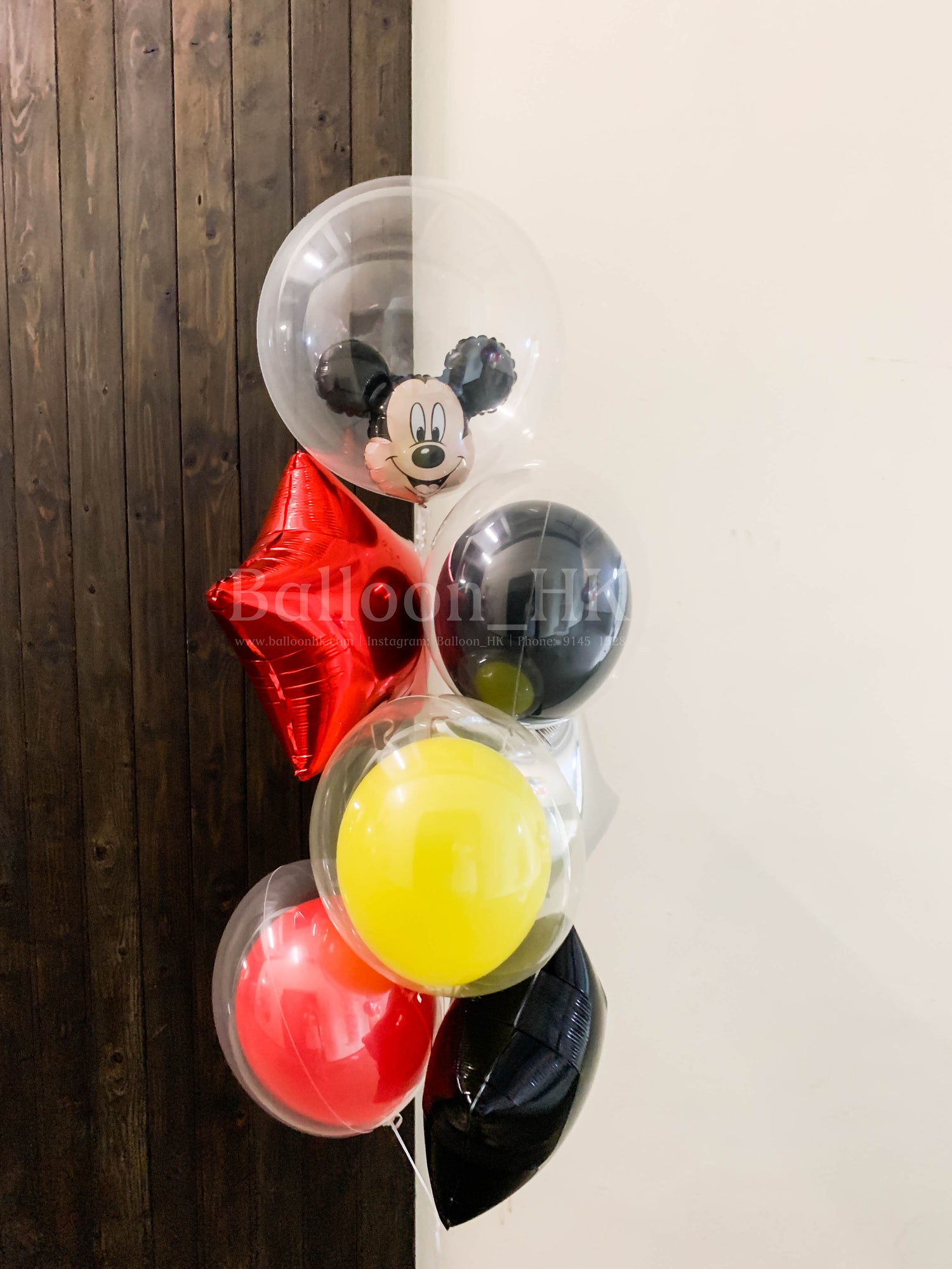 Mickey Minnie 氣球束 3